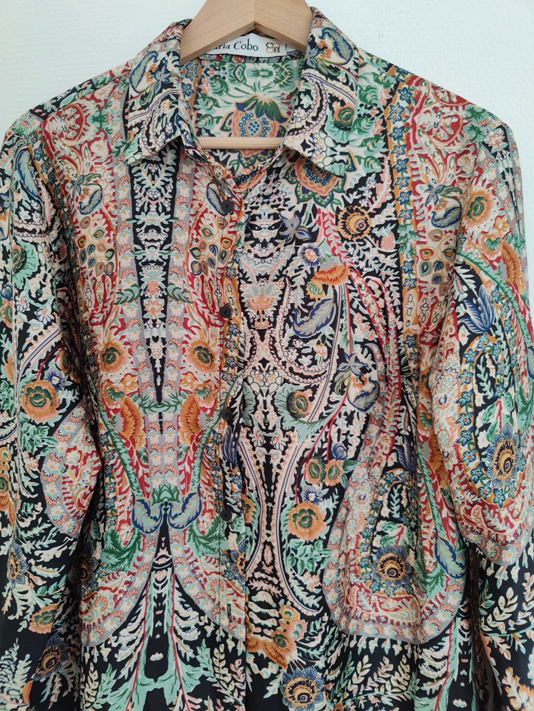Chemise Nuria Cobo à imprimé paisley – Taille M — photo 2