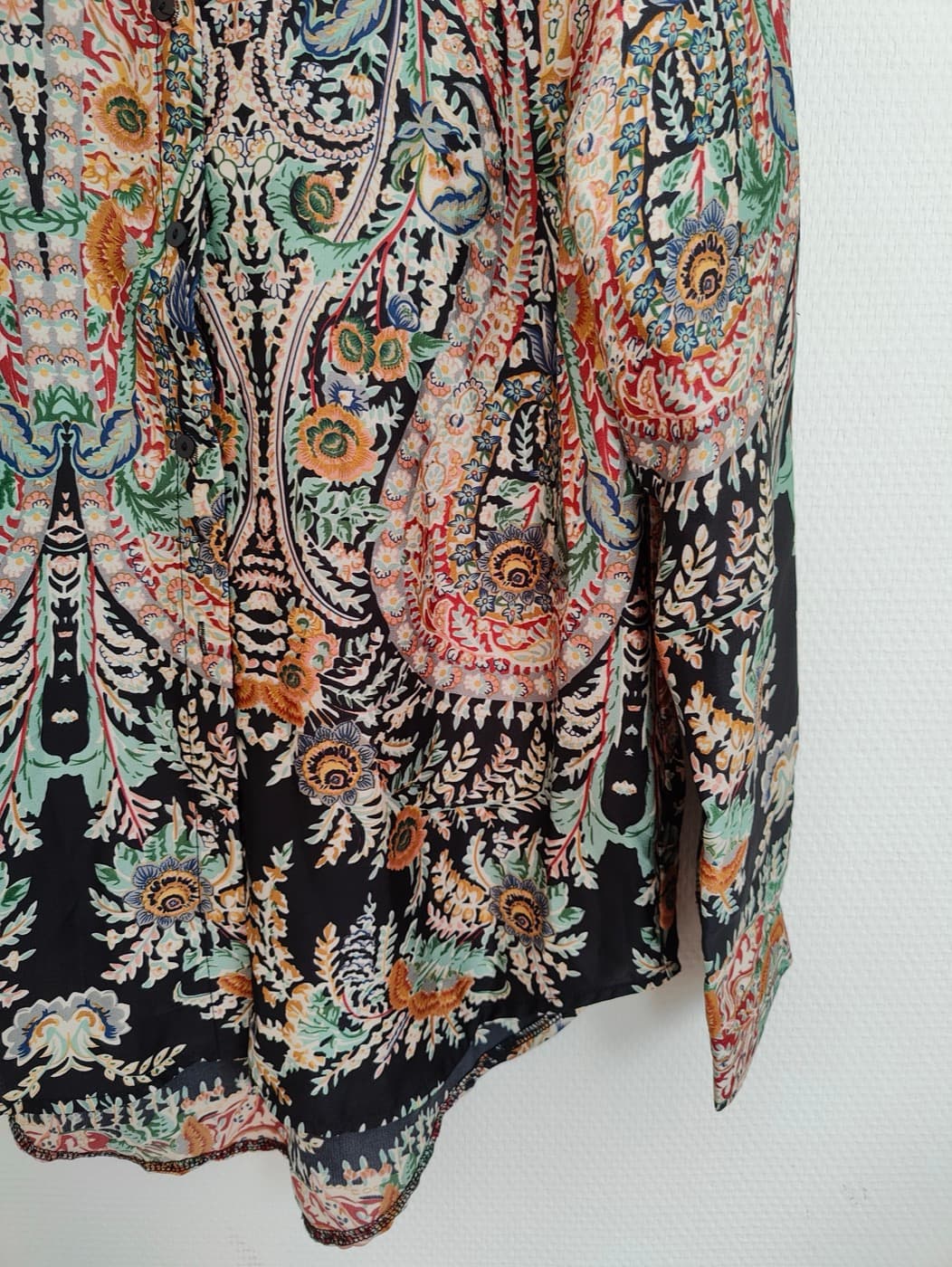 Chemise Nuria Cobo à imprimé paisley – Taille M — photo 3