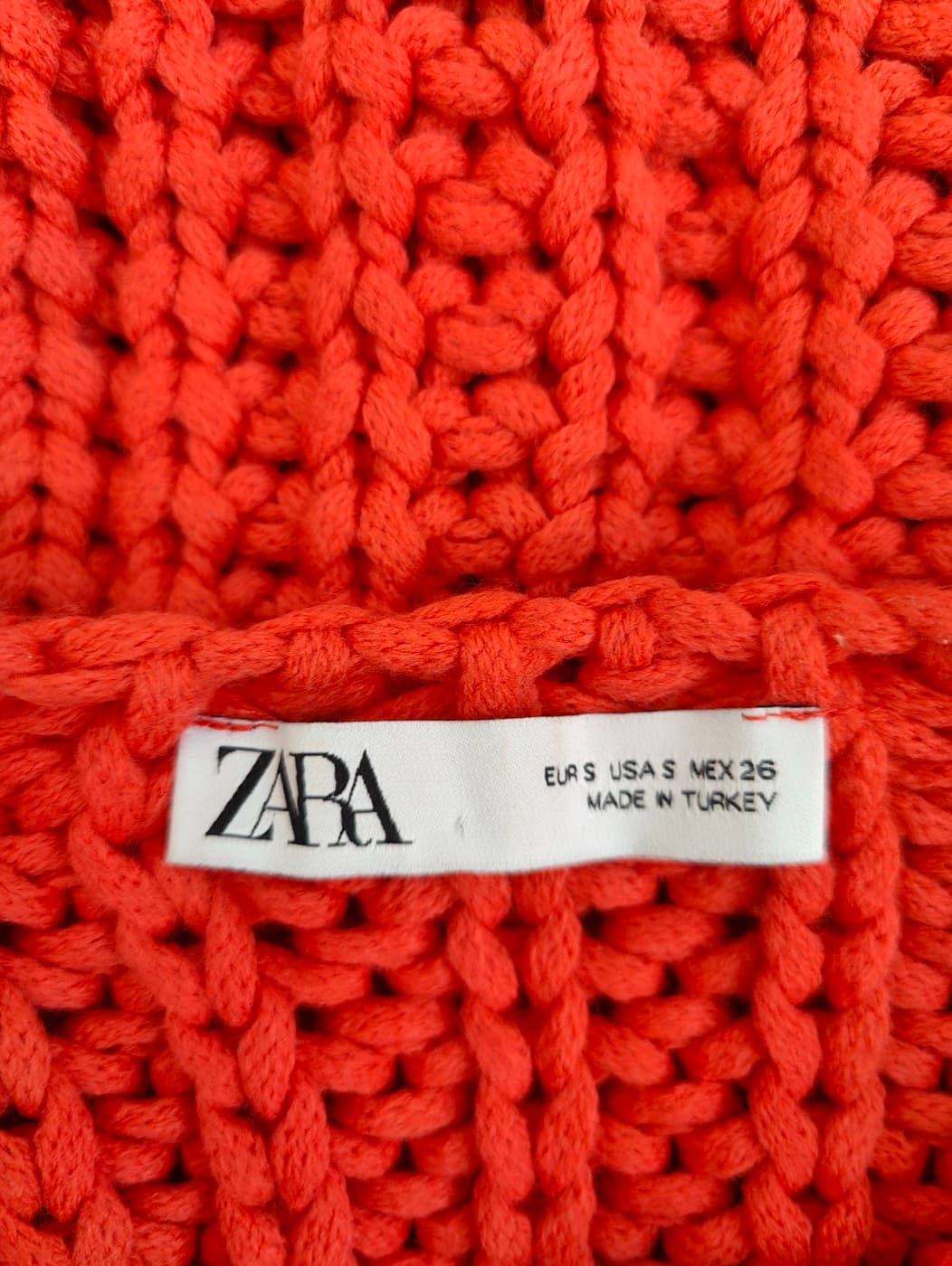 Gilet Zara en grosse maille côtelée – Taille S — photo 5