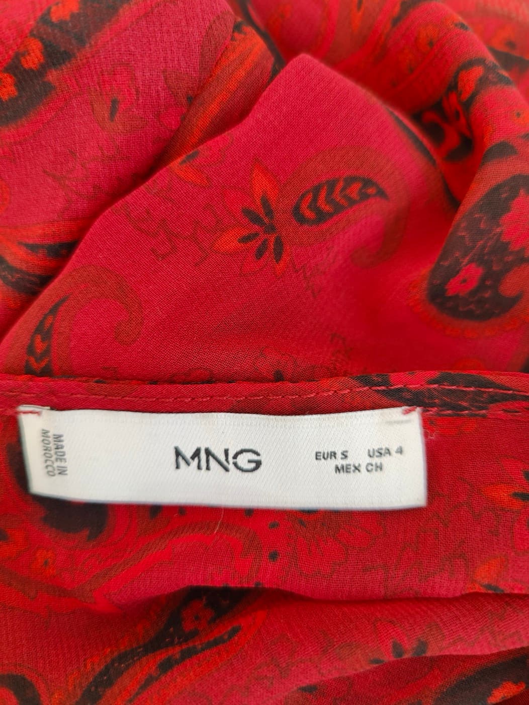 Blouse Mango à imprimé cachemire – Taille S — photo 5