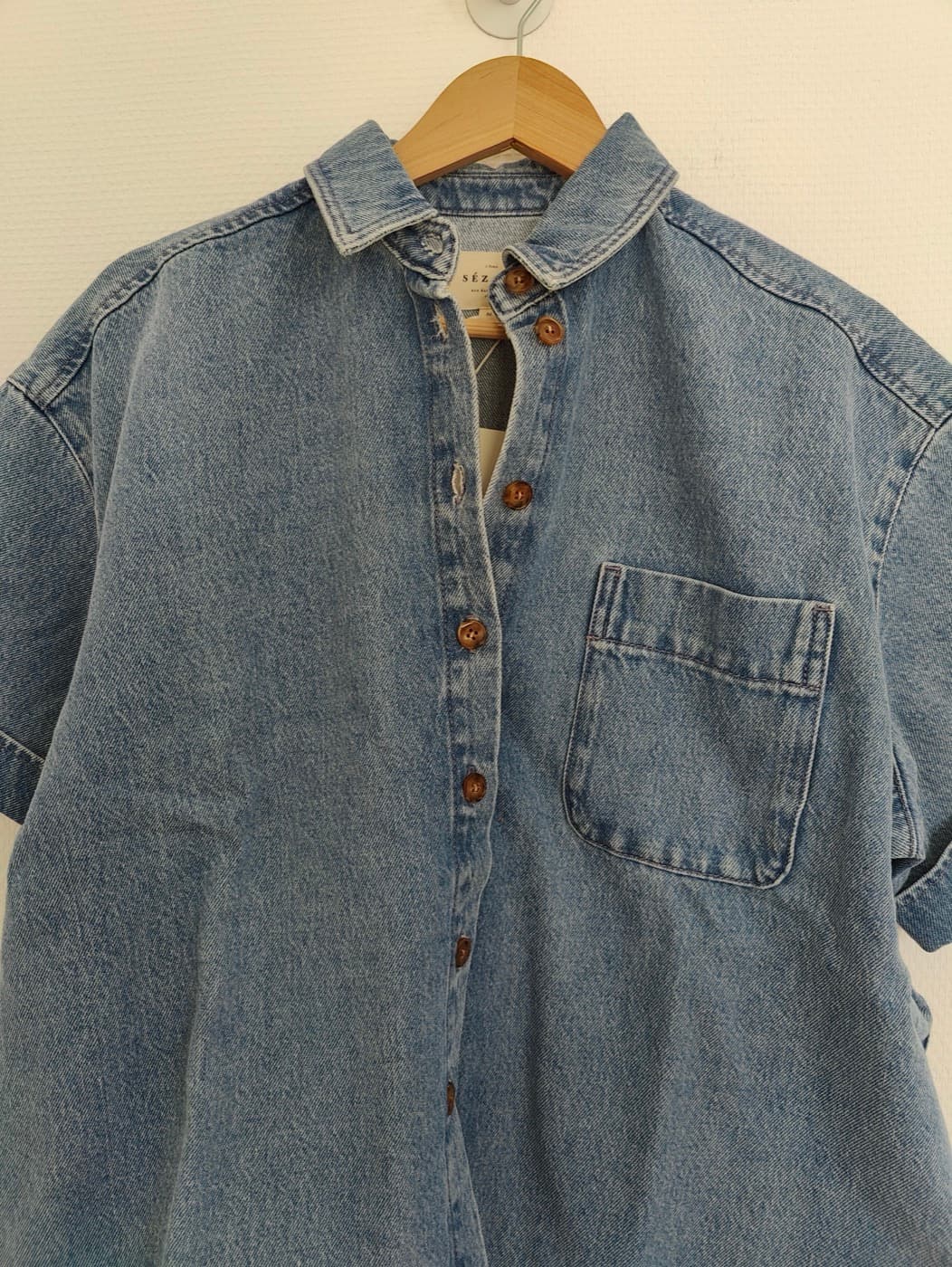Chemise Sézane en denim – Taille M — photo 2