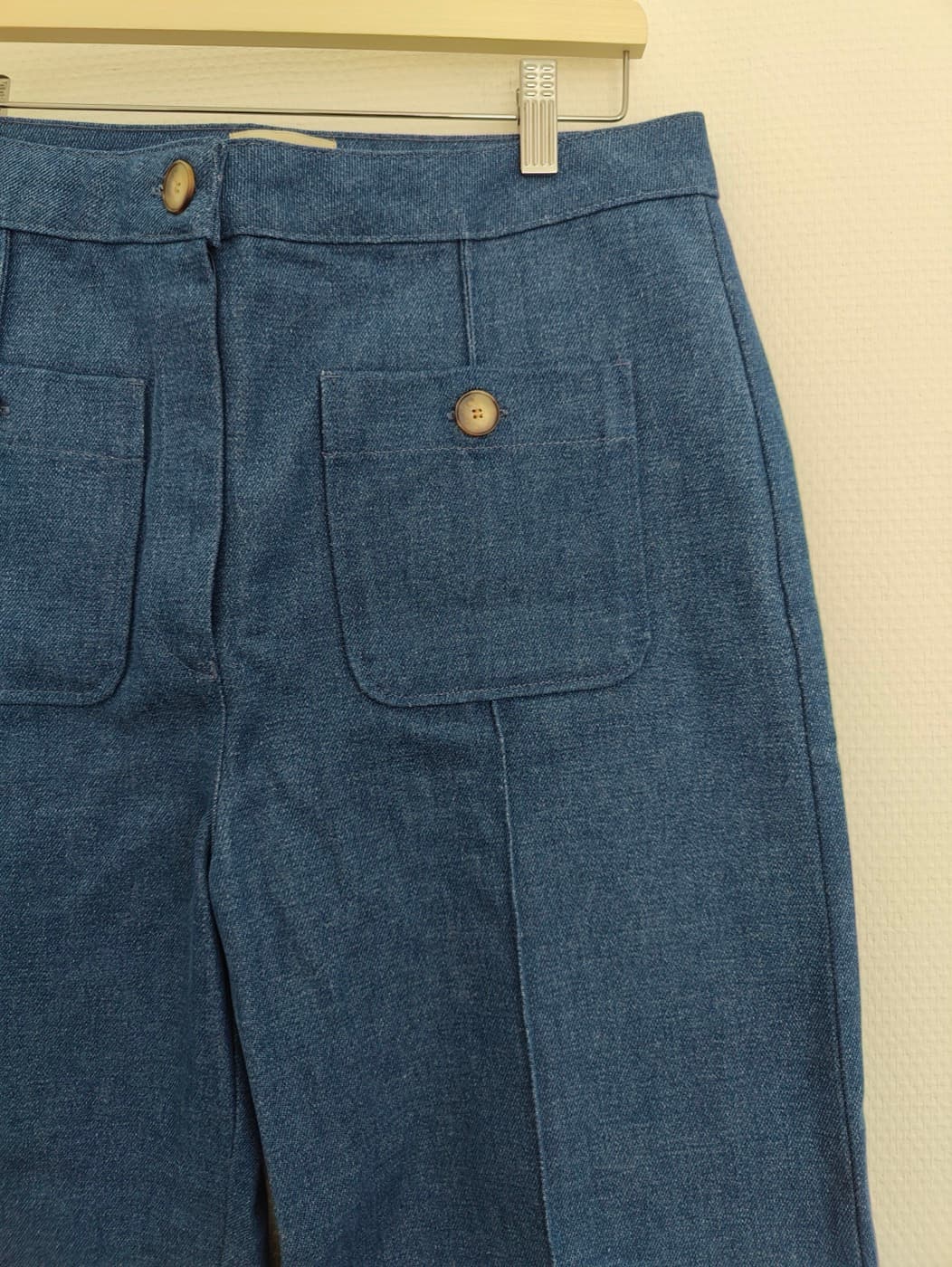 Pantalon Sézane en denim – Taille 42 — photo 2