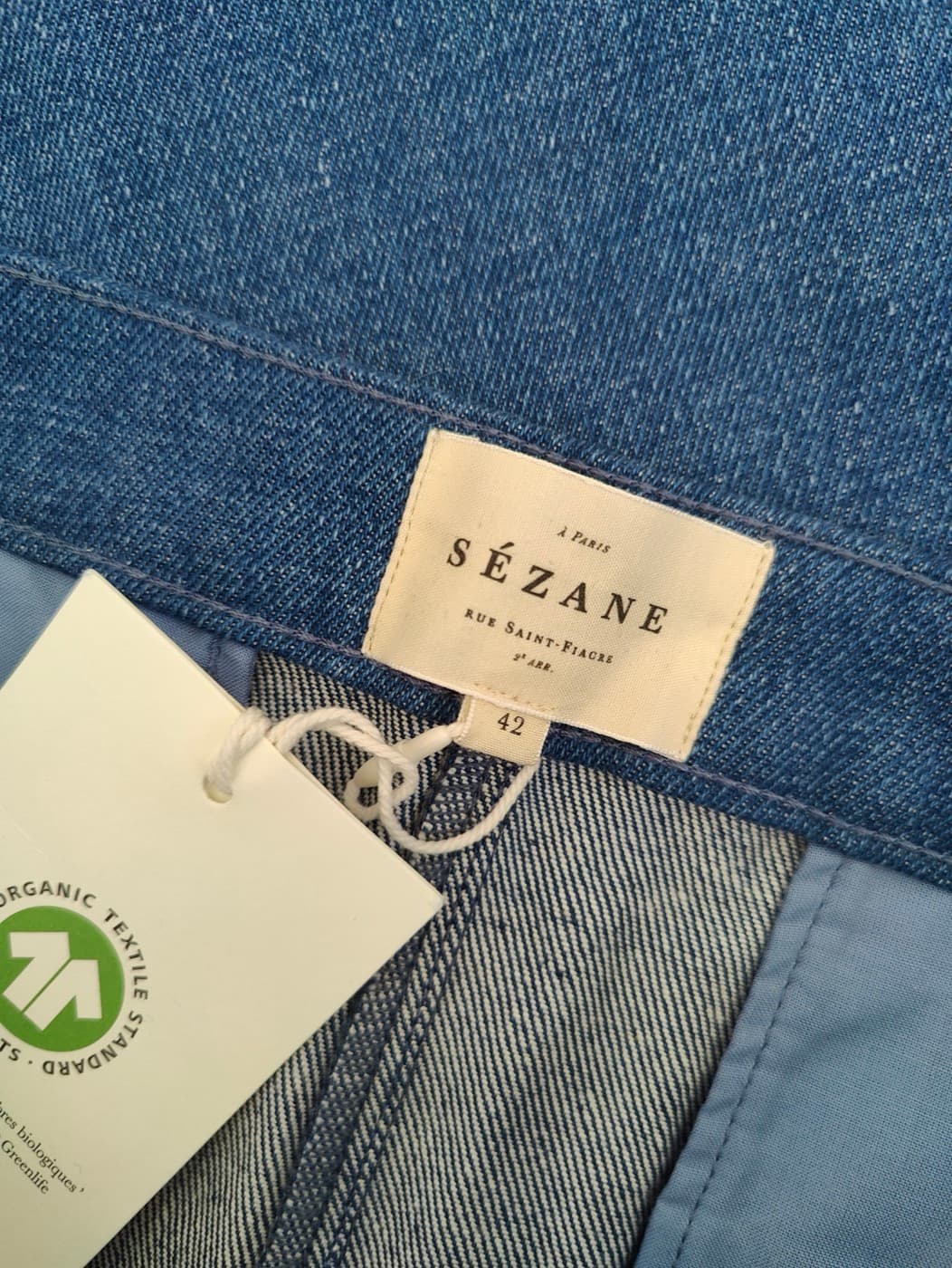 Pantalon Sézane en denim – Taille 42 — photo 5