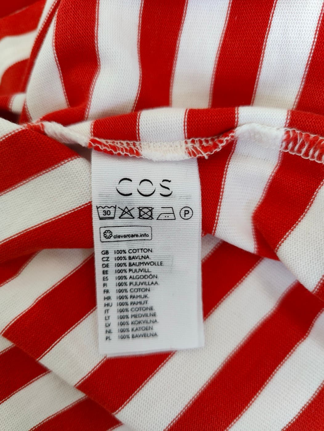 Robe COS marinière rouge et blanc – Taille XS — photo 6