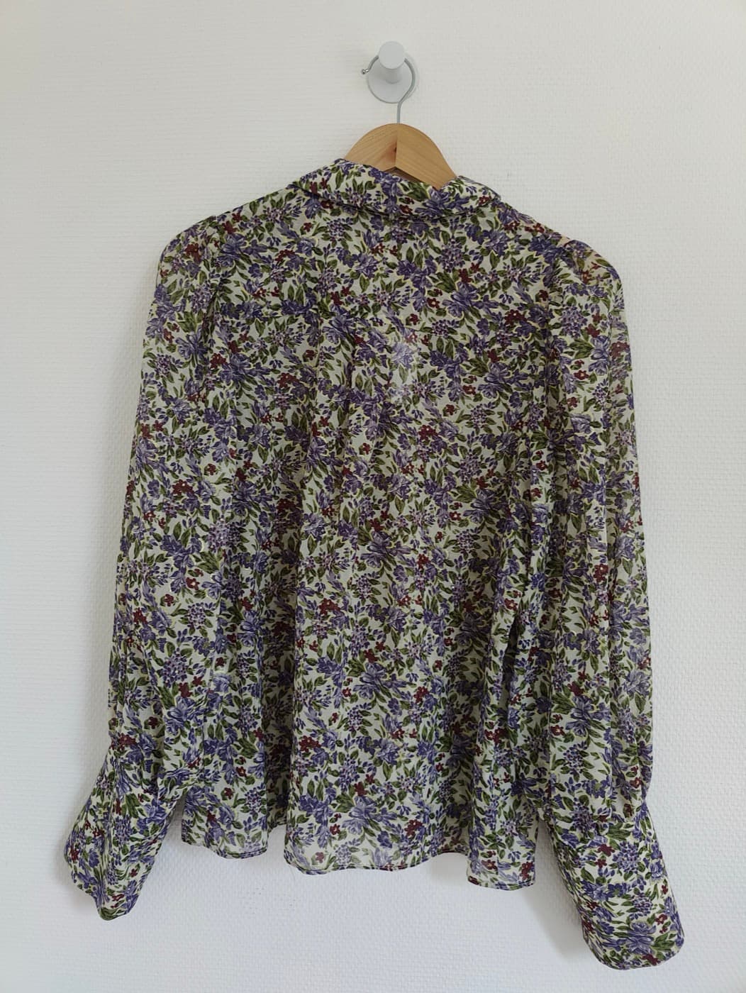 Chemise Sinéquanone à imprimé floral lilas – Taille 40 — photo 4