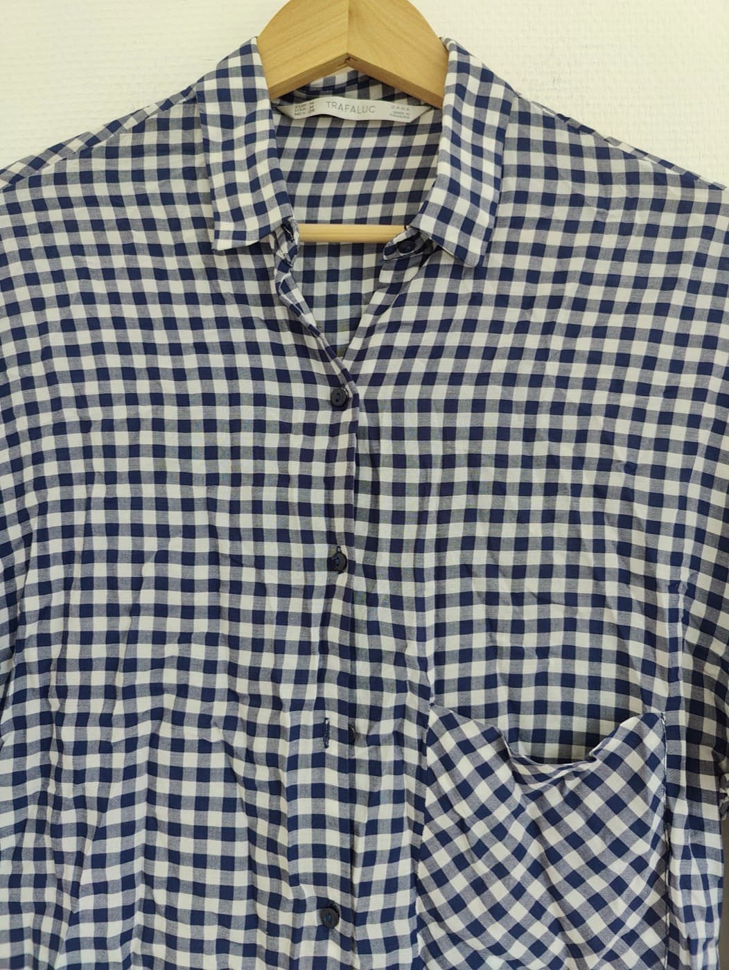 Chemise Zara à carreaux vichy – Taille M — photo 2