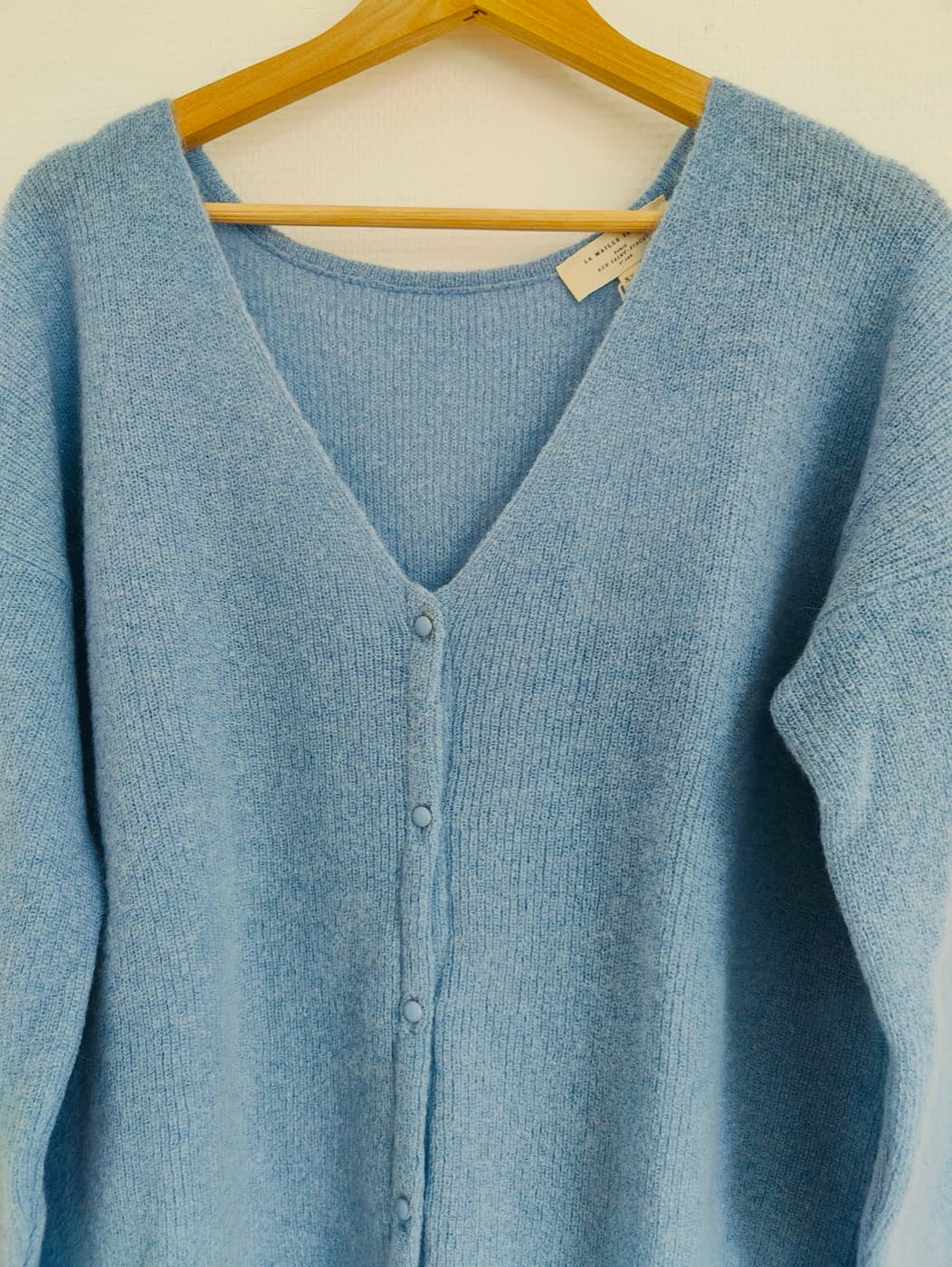Gilet Sézane en mohair bleu ciel – Taille XXL — photo 2