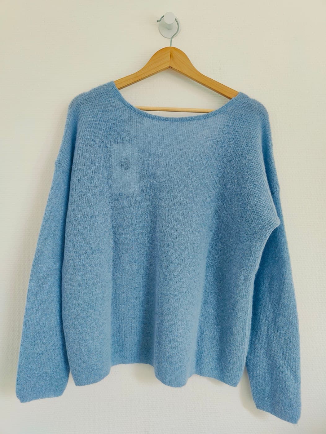 Gilet Sézane en mohair bleu ciel – Taille XXL — photo 4