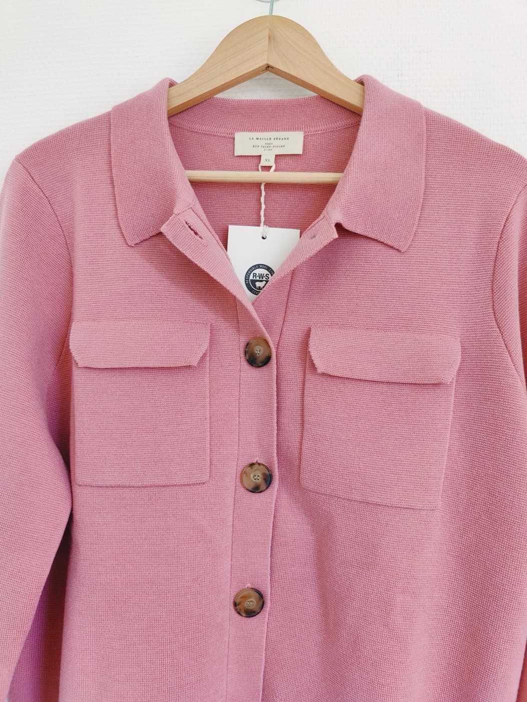 Cardigan Sézane rose poudré – Taille XL — photo 2