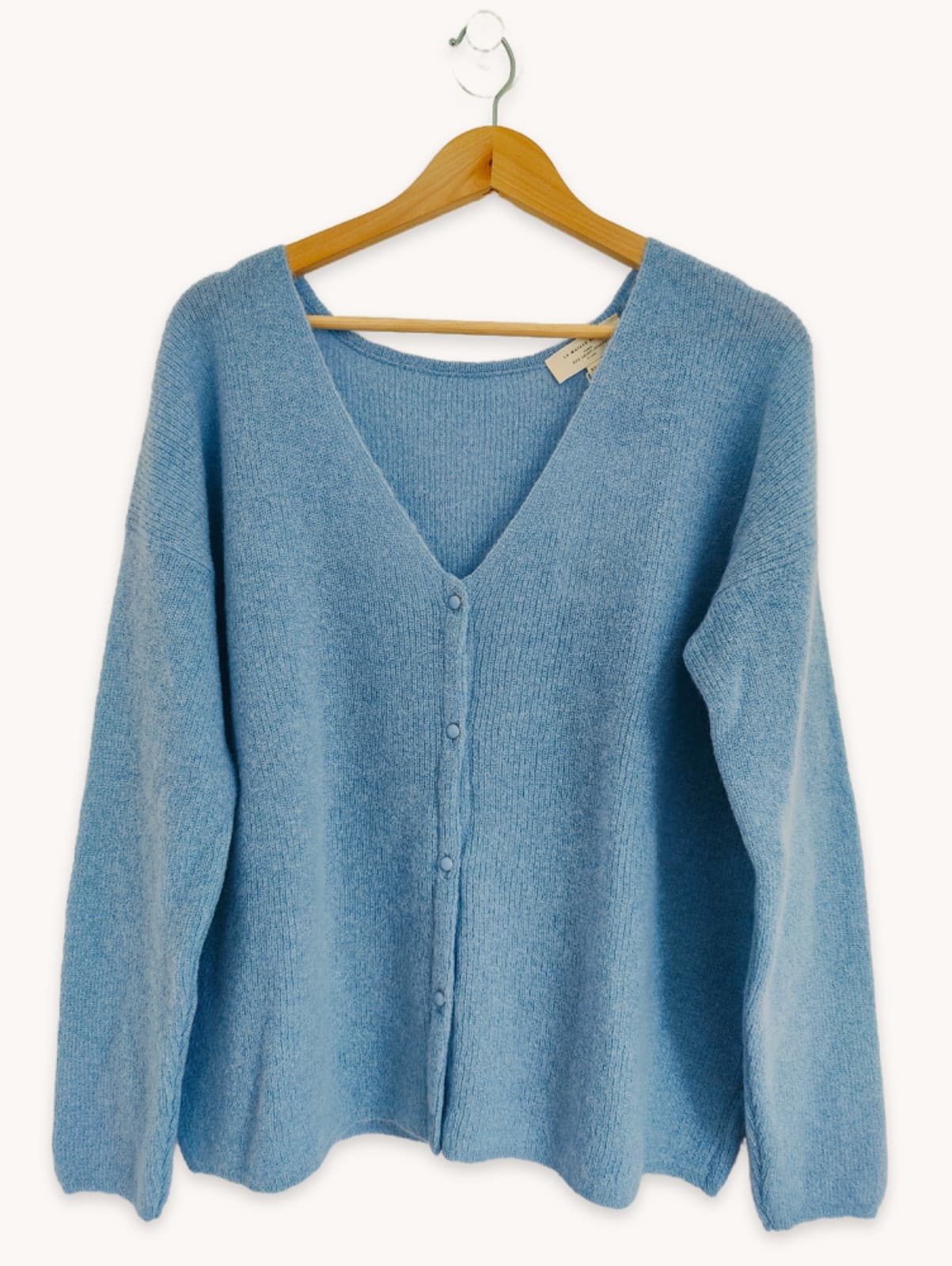 Gilet Sézane en mohair bleu ciel – Taille XXL — photo 1