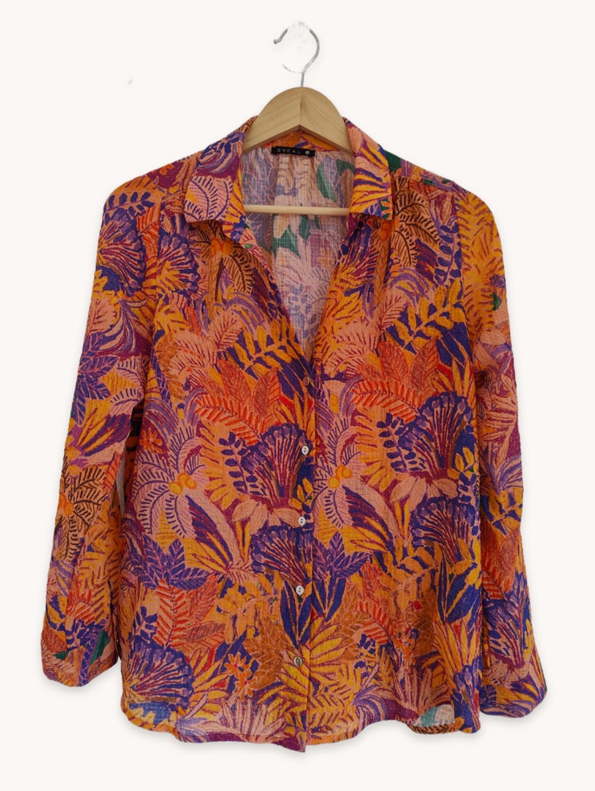 Chemise Bréal à imprimé tropical – Taille 38 — photo 1