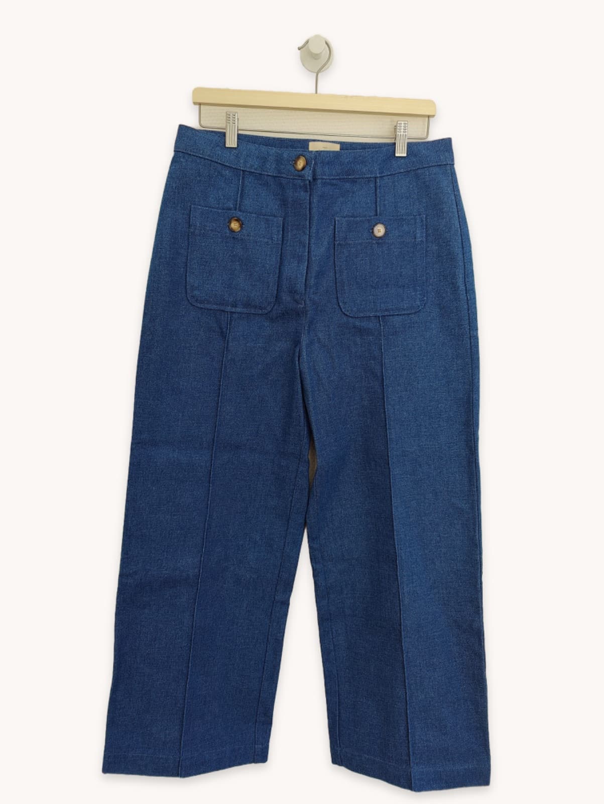 Pantalon Sézane en denim – Taille 42 — photo 1