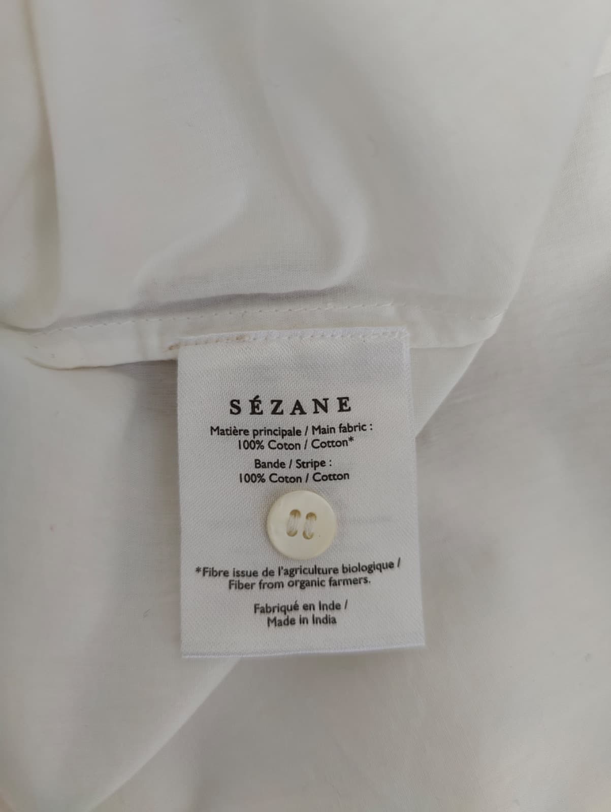 Blouse Sézane en dentelle macramé – Taille 40 — photo 6
