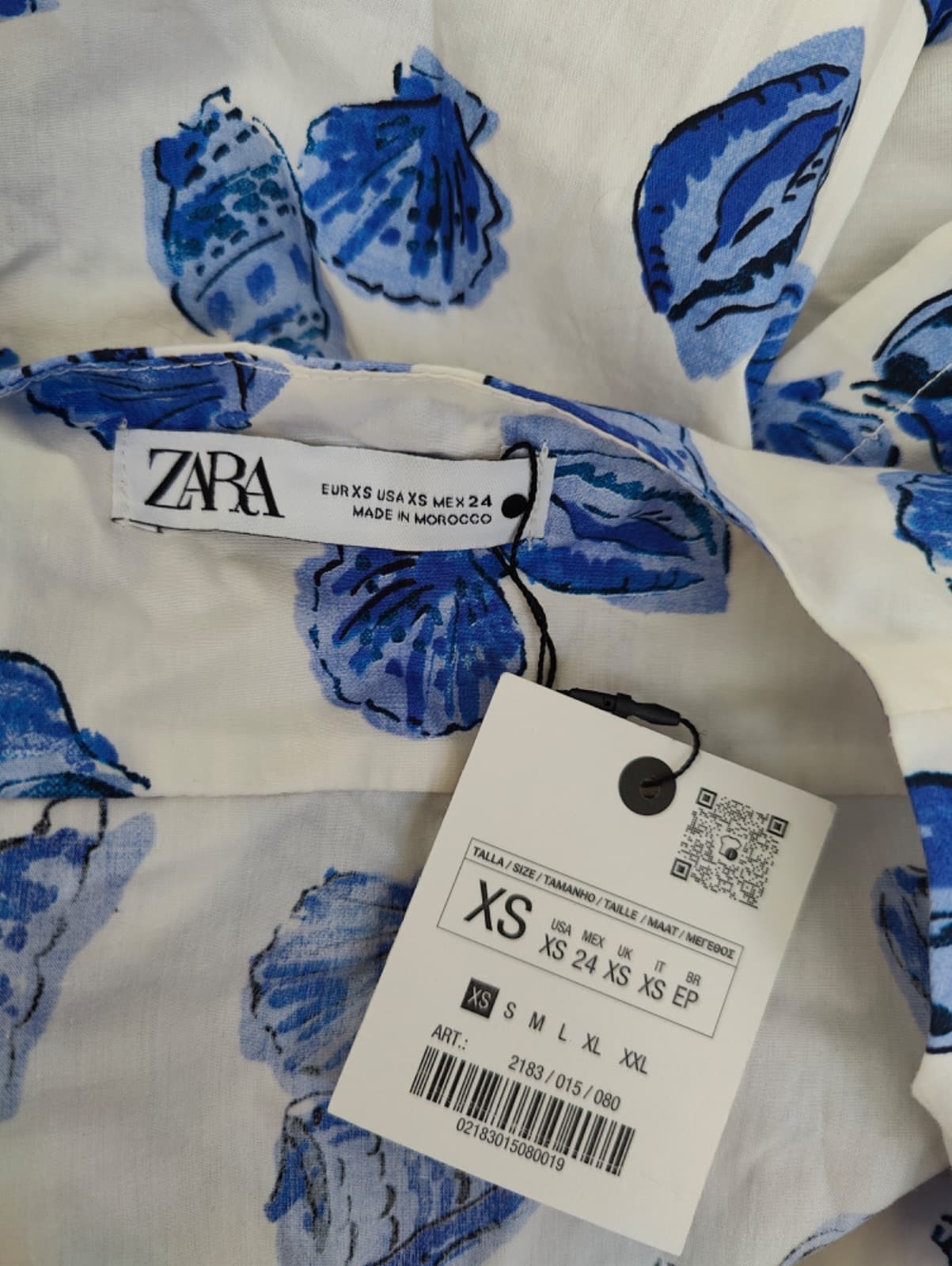 Robe Zara à imprimé coquillages – Taille XS — photo 6