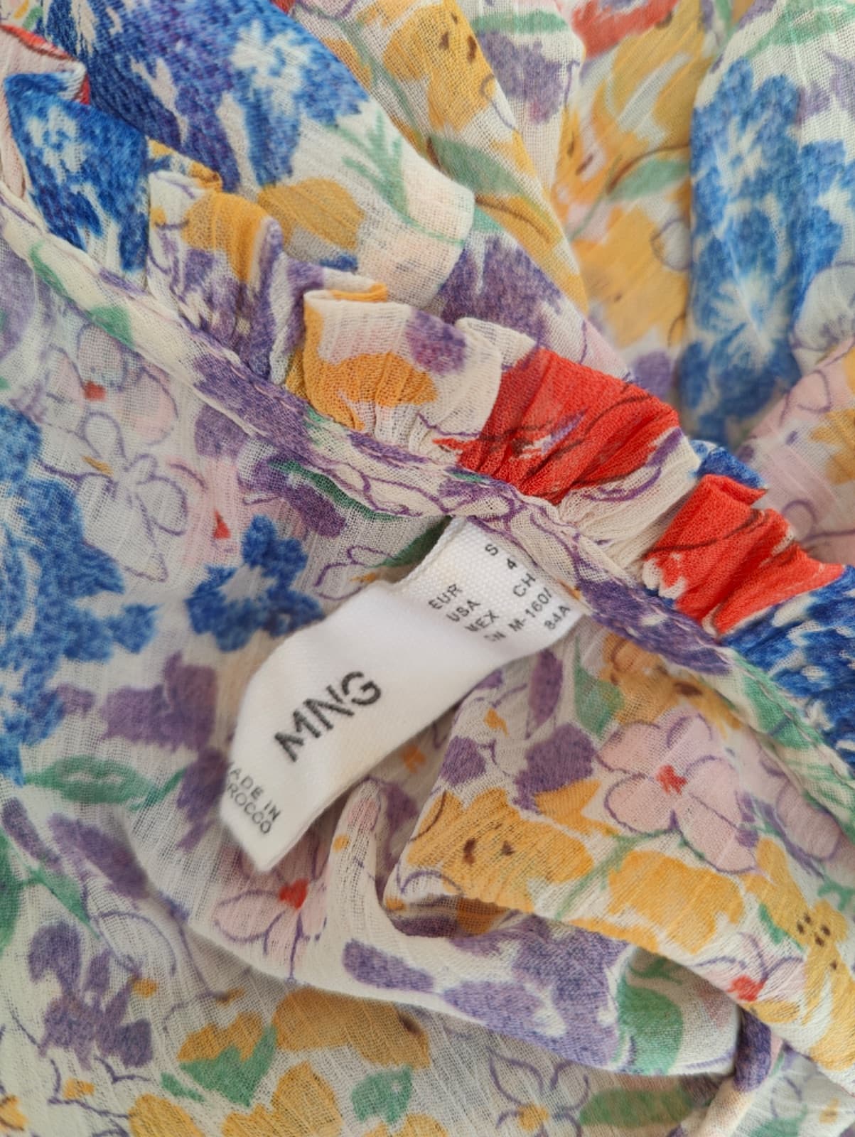 Blouse Mango à imprimé floral champêtre – Taille S — photo 5