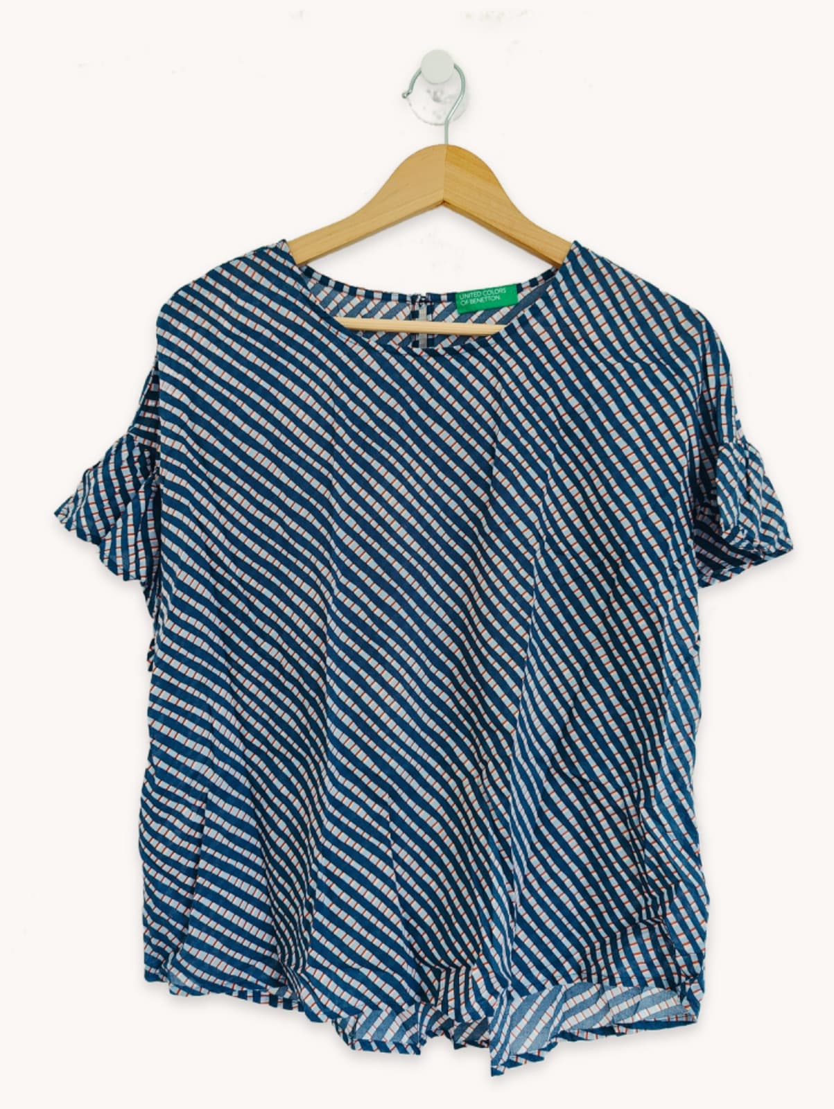 Blouse Benetton à rayures – Taille M — photo 1
