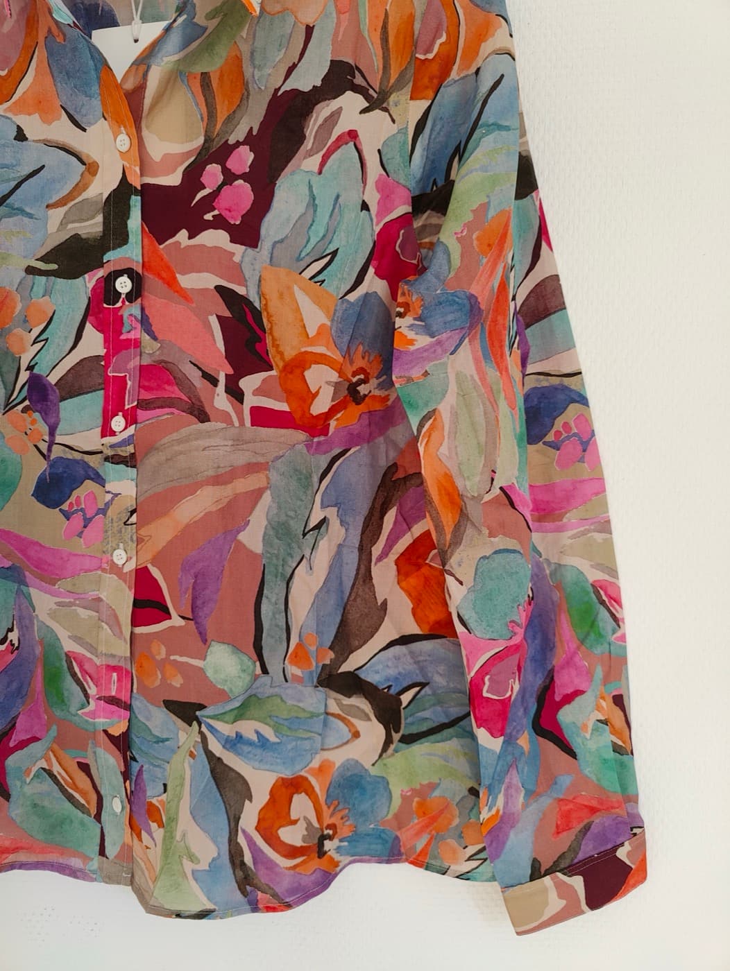 Chemise Sézane imprimé floral aquarelle – Taille 40 — photo 3