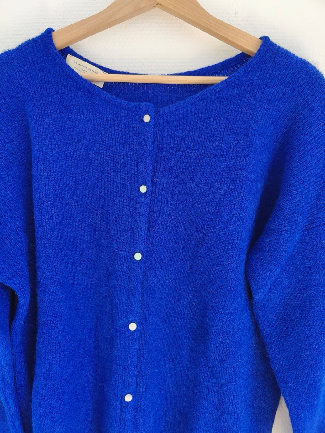 Gilet Sézane en maille bleu électrique – Taille XXXL — photo 2