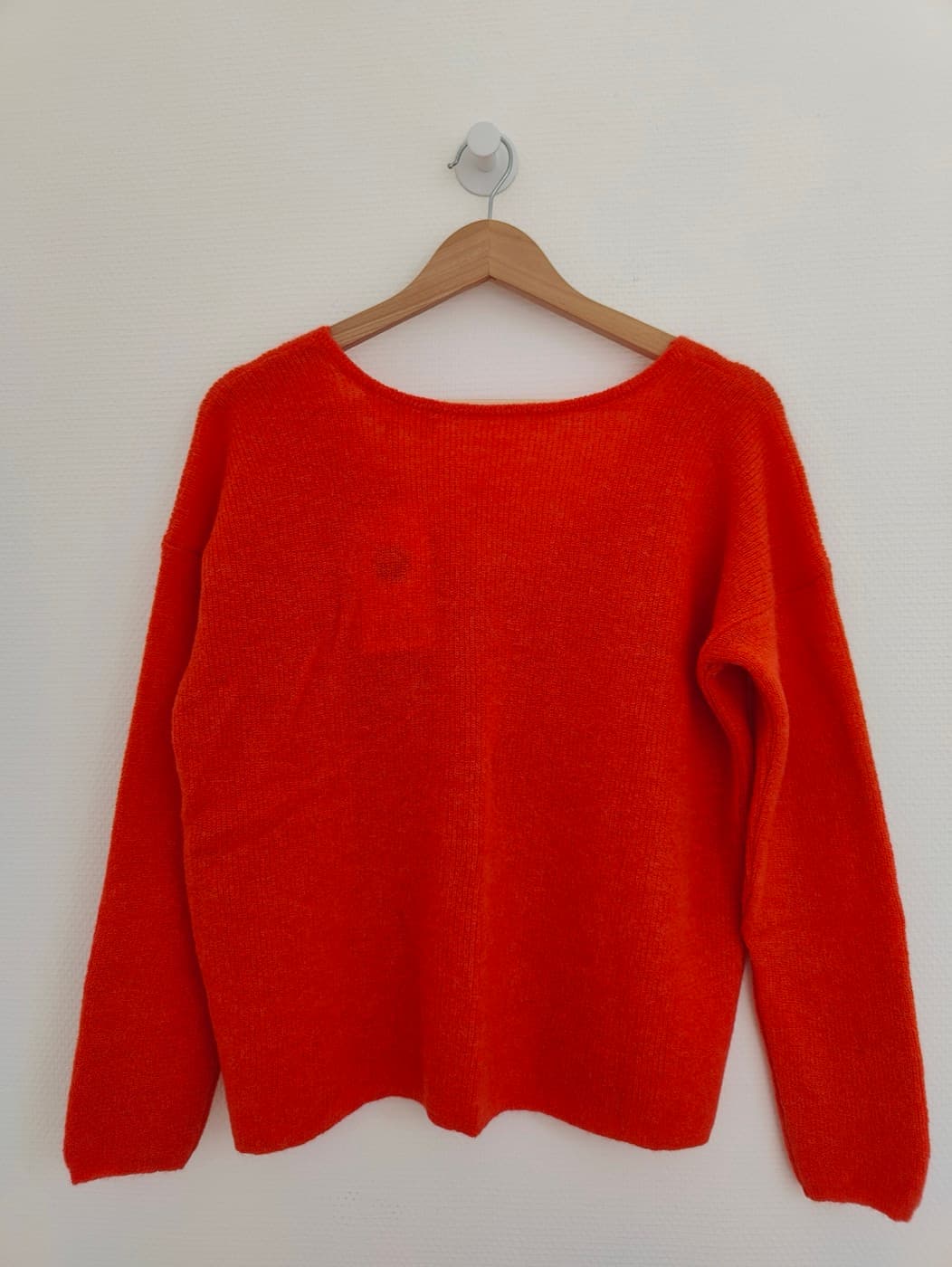 Gilet Sézane en mohair orange – Taille L — photo 4