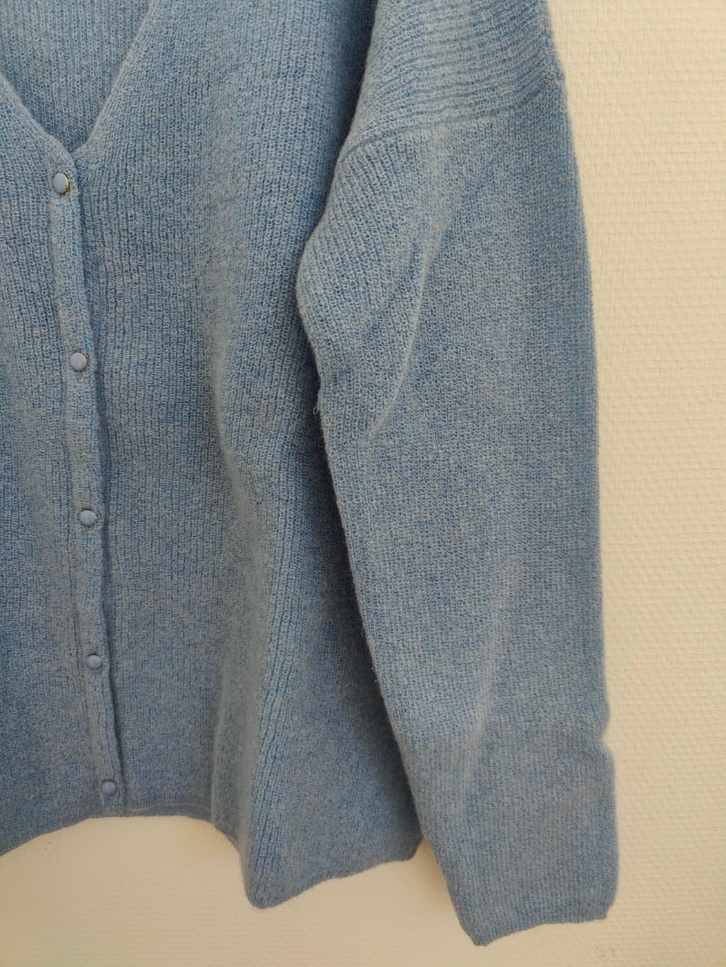 Gilet Sézane en mohair bleu ciel – Taille XXXL — photo 3