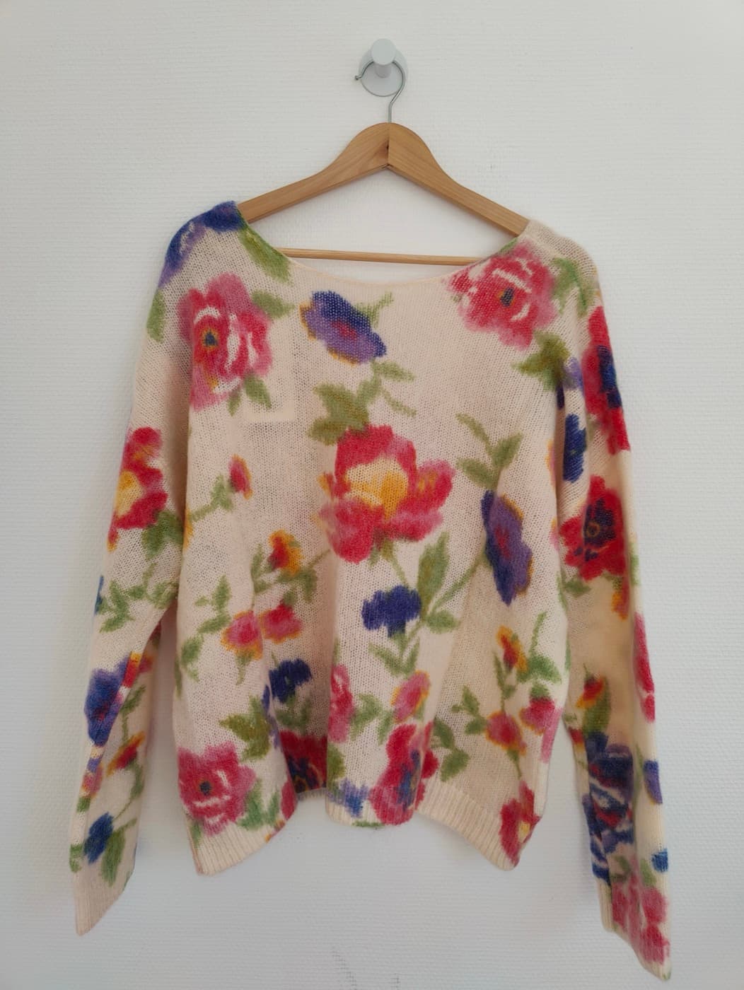Gilet Sézane en maille à imprimé floral – Taille XXL — photo 4