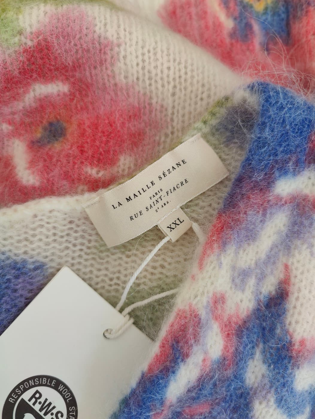 Gilet Sézane en maille à imprimé floral – Taille XXL — photo 5