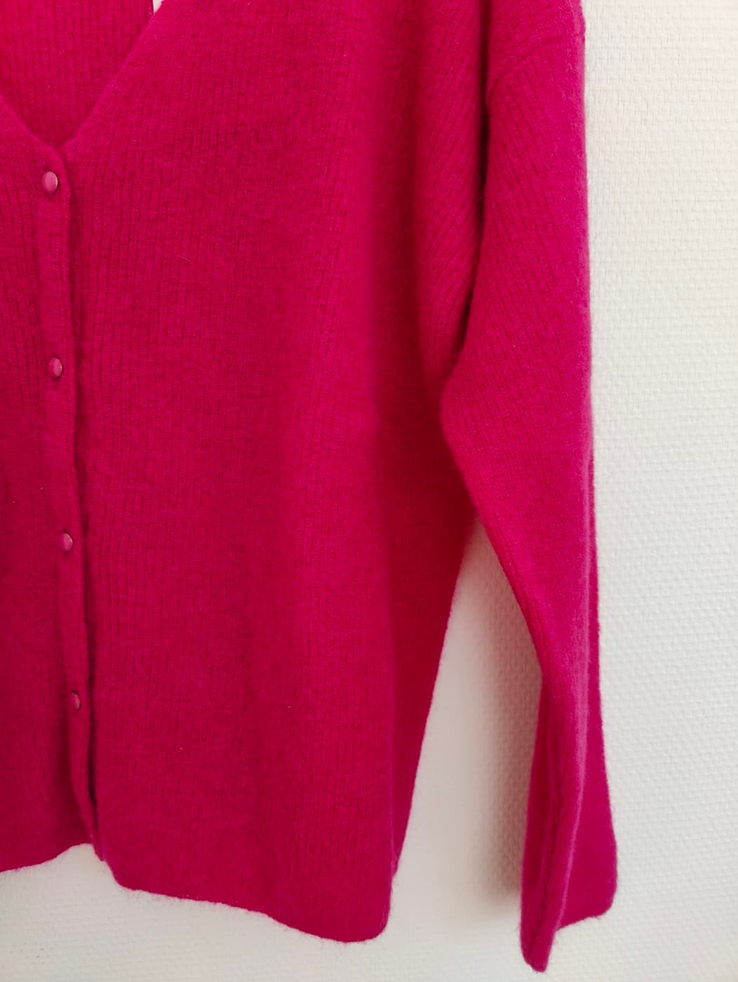 Pull Sézane en mohair rose fuchsia – Taille L — photo 3