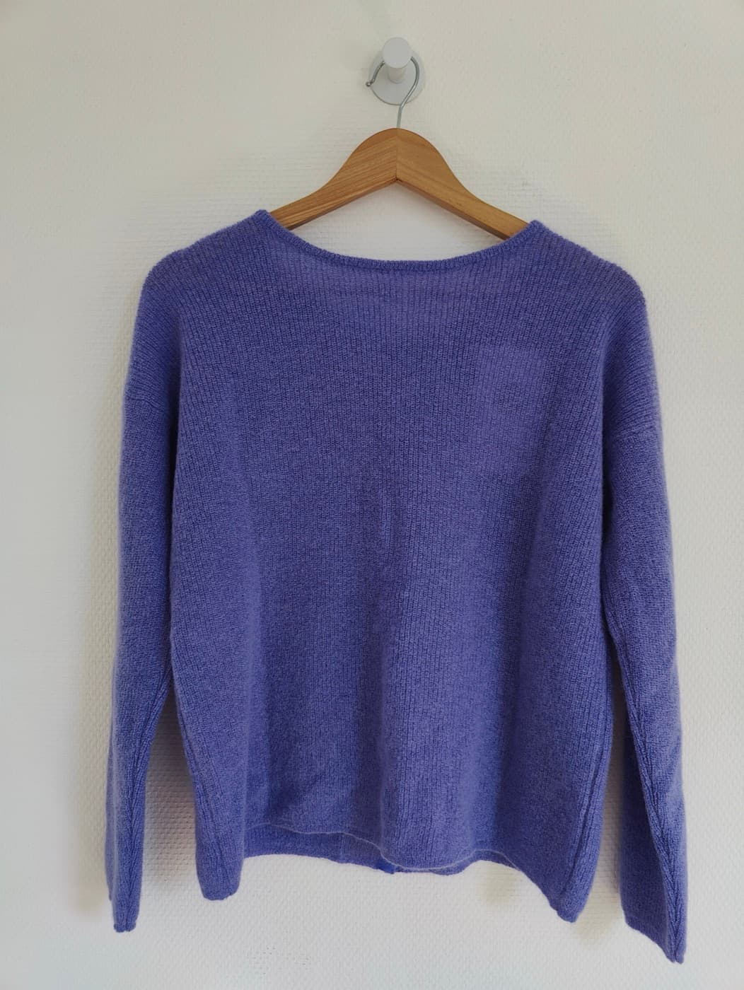Gilet Sézane en mohair violet – Taille M — photo 4
