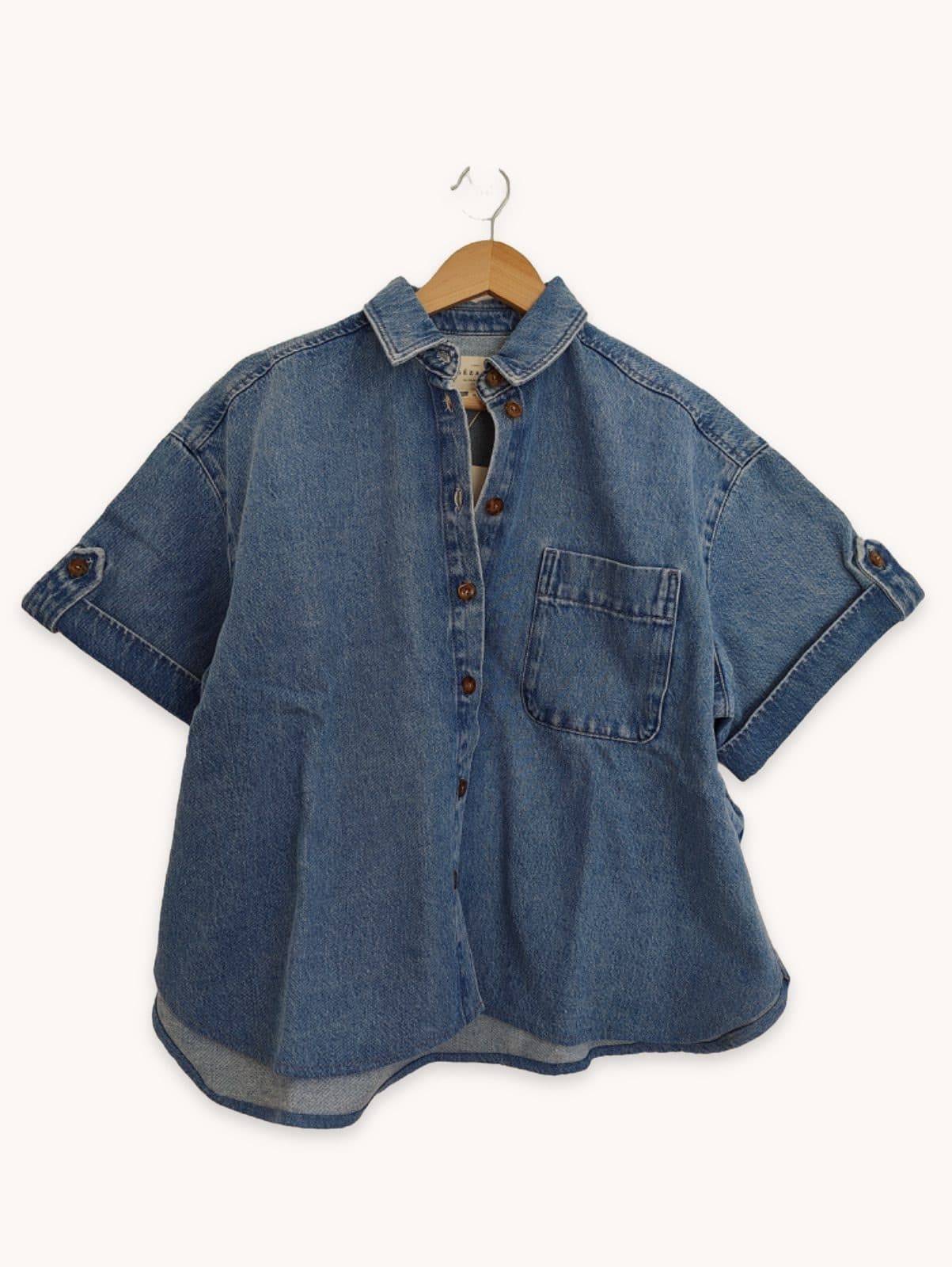 Chemise Sézane en denim – Taille M — photo 1