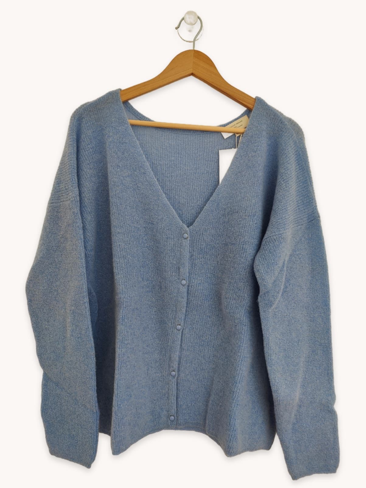 Gilet Sézane en mohair bleu ciel – Taille XXXL — photo 1