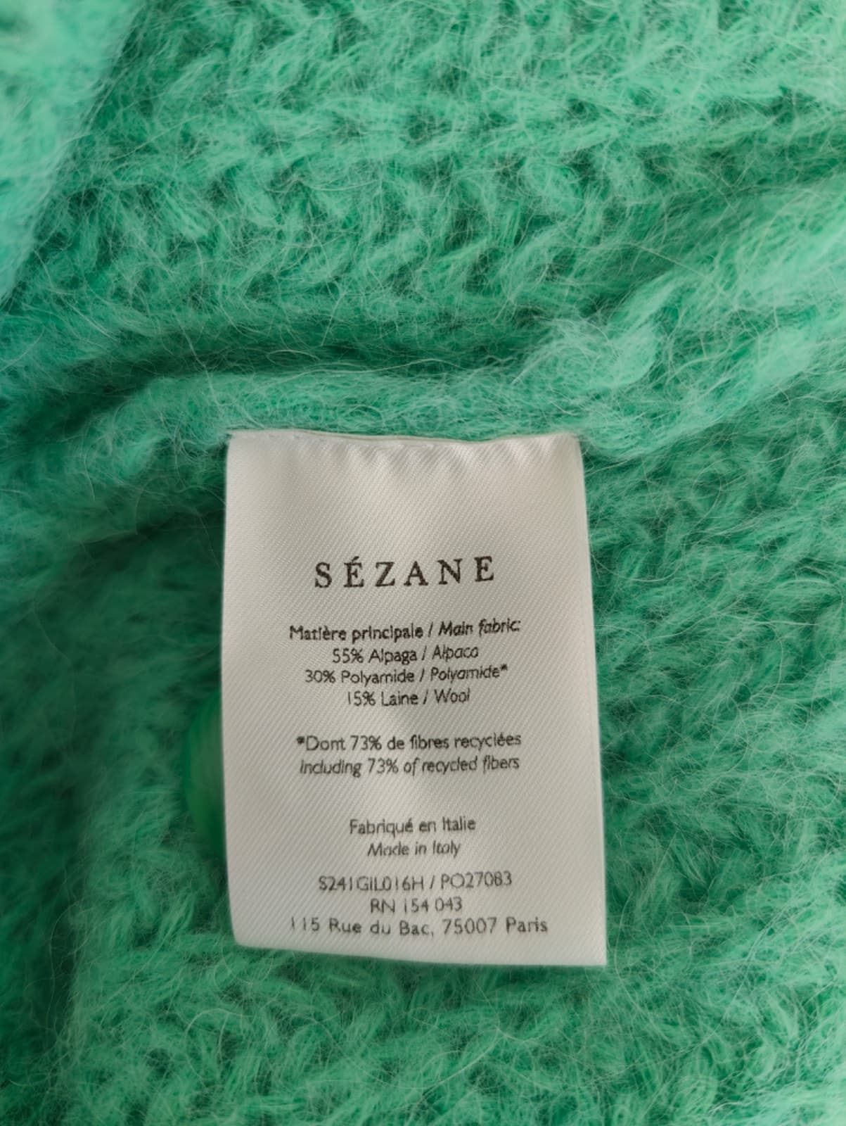 Cardigan Émile Sézane Vert – Taille M — photo 6