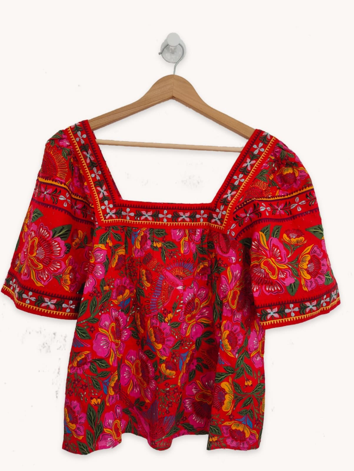 Sézane x Farm rio blouse with floral print – Size L