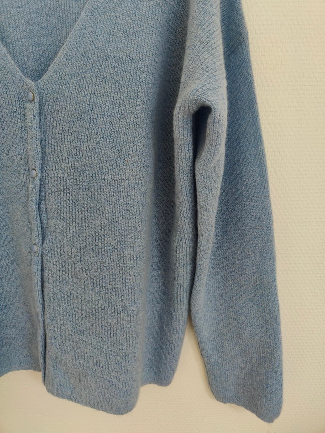 Gilet Sézane en mohair bleu ciel – Taille XXL — photo 3