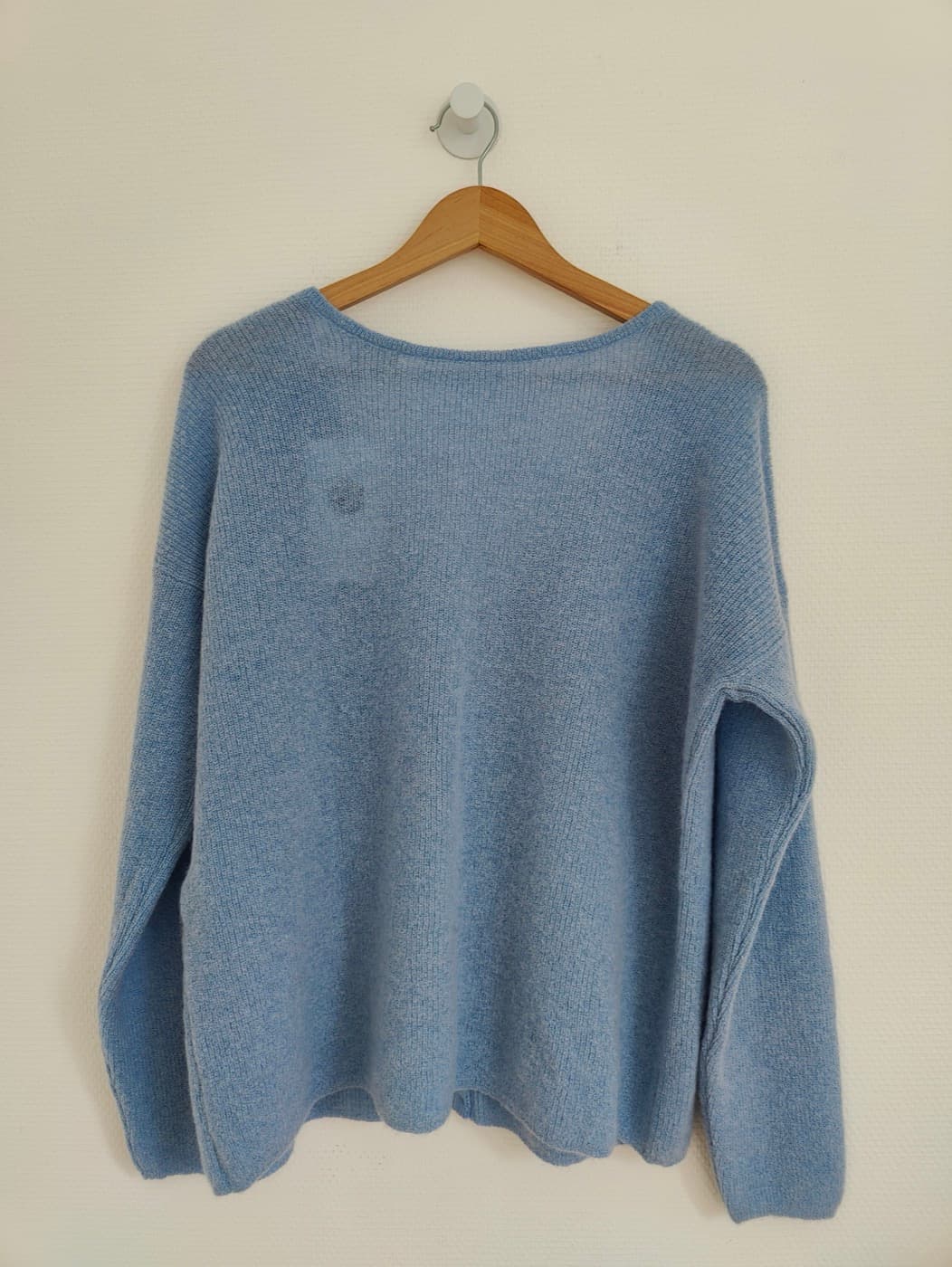 Gilet Sézane en mohair bleu ciel – Taille XXL — photo 4