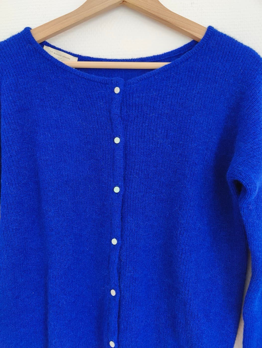 Cardigan Sézane en mohair bleu roi – Taille M — photo 2