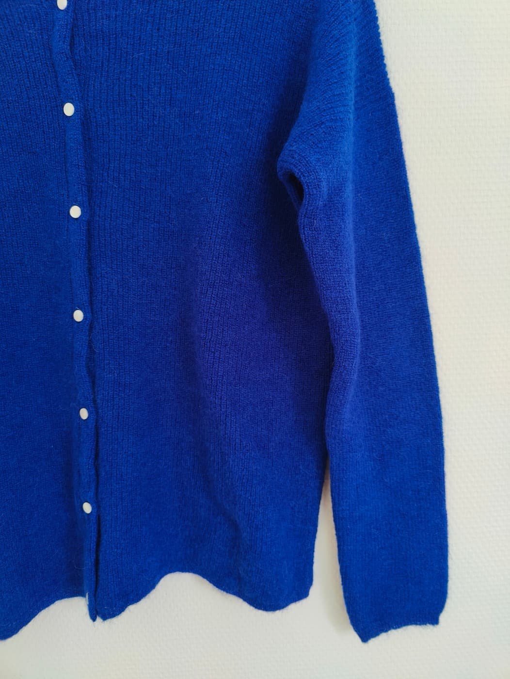 Cardigan Sézane en mohair bleu roi – Taille M — photo 3