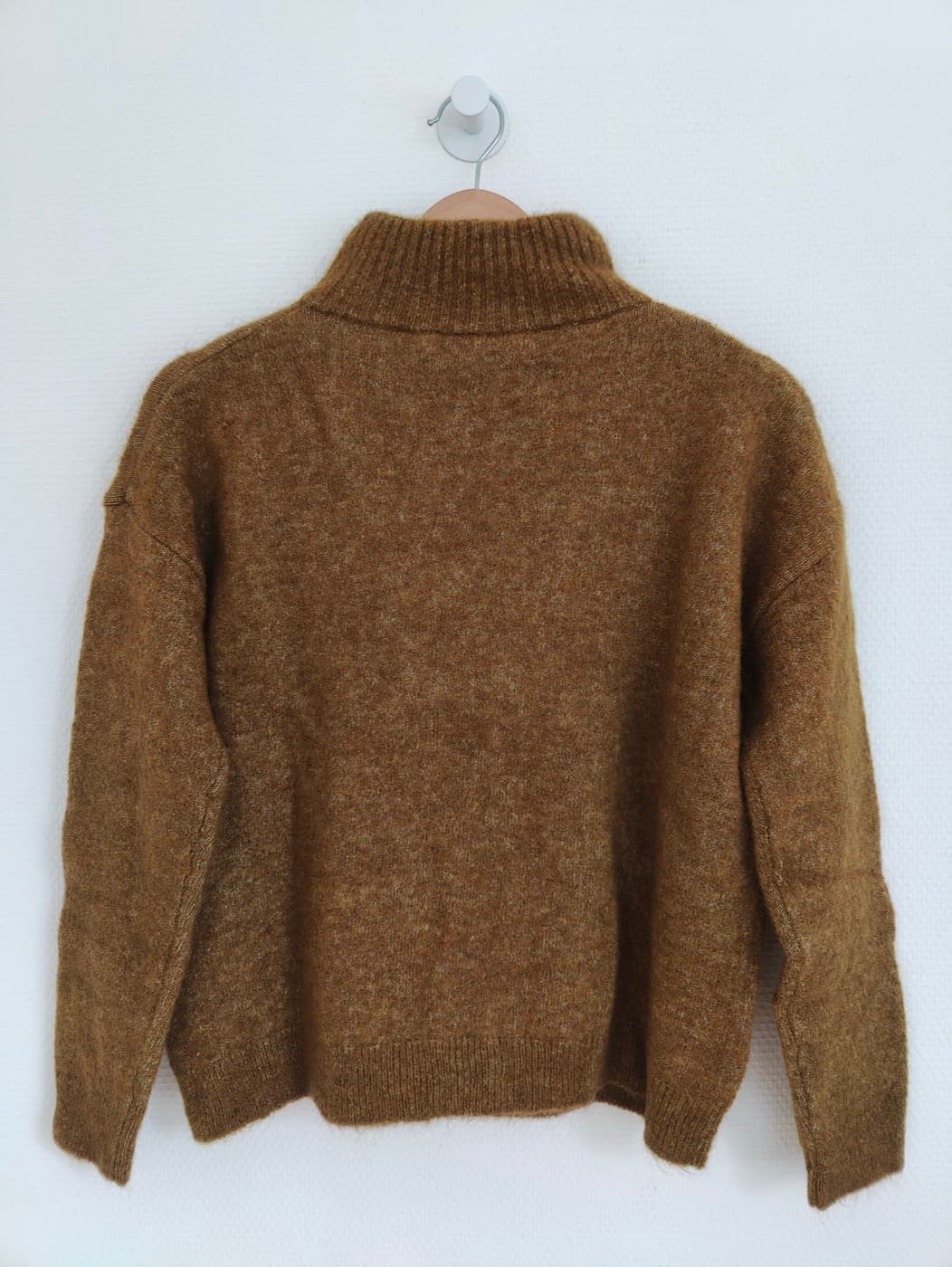 Pull Sézane camel à col camionneur – Taille XS — photo 3