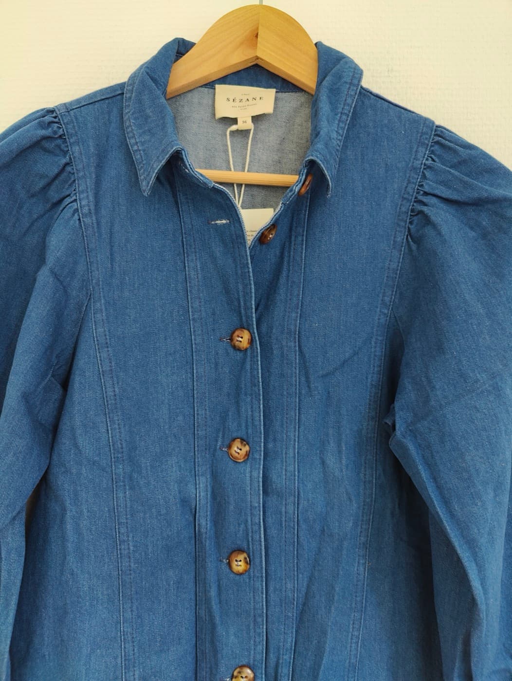Chemise Sézane en denim – Taille 36 — photo 2