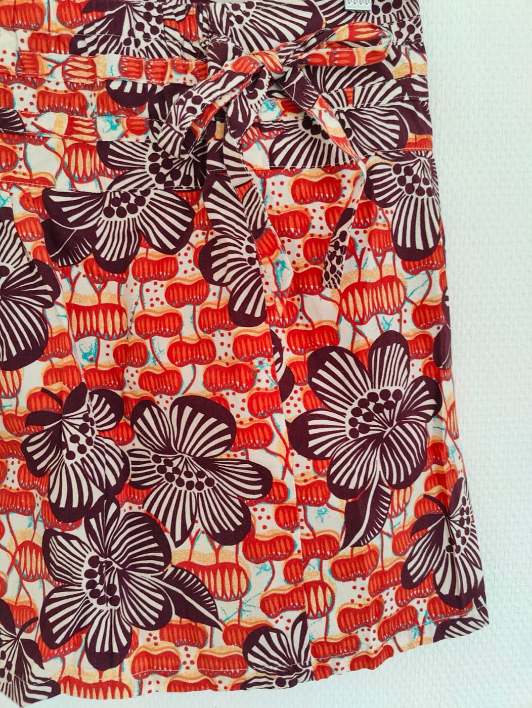 Jupe Roxy à imprimé floral rétro – Taille S — photo 3