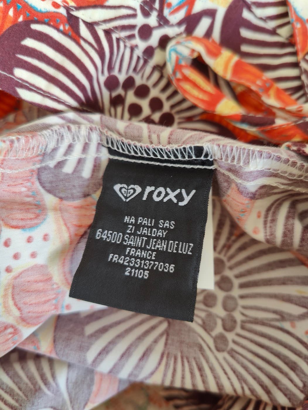 Jupe Roxy à imprimé floral rétro – Taille S — photo 6