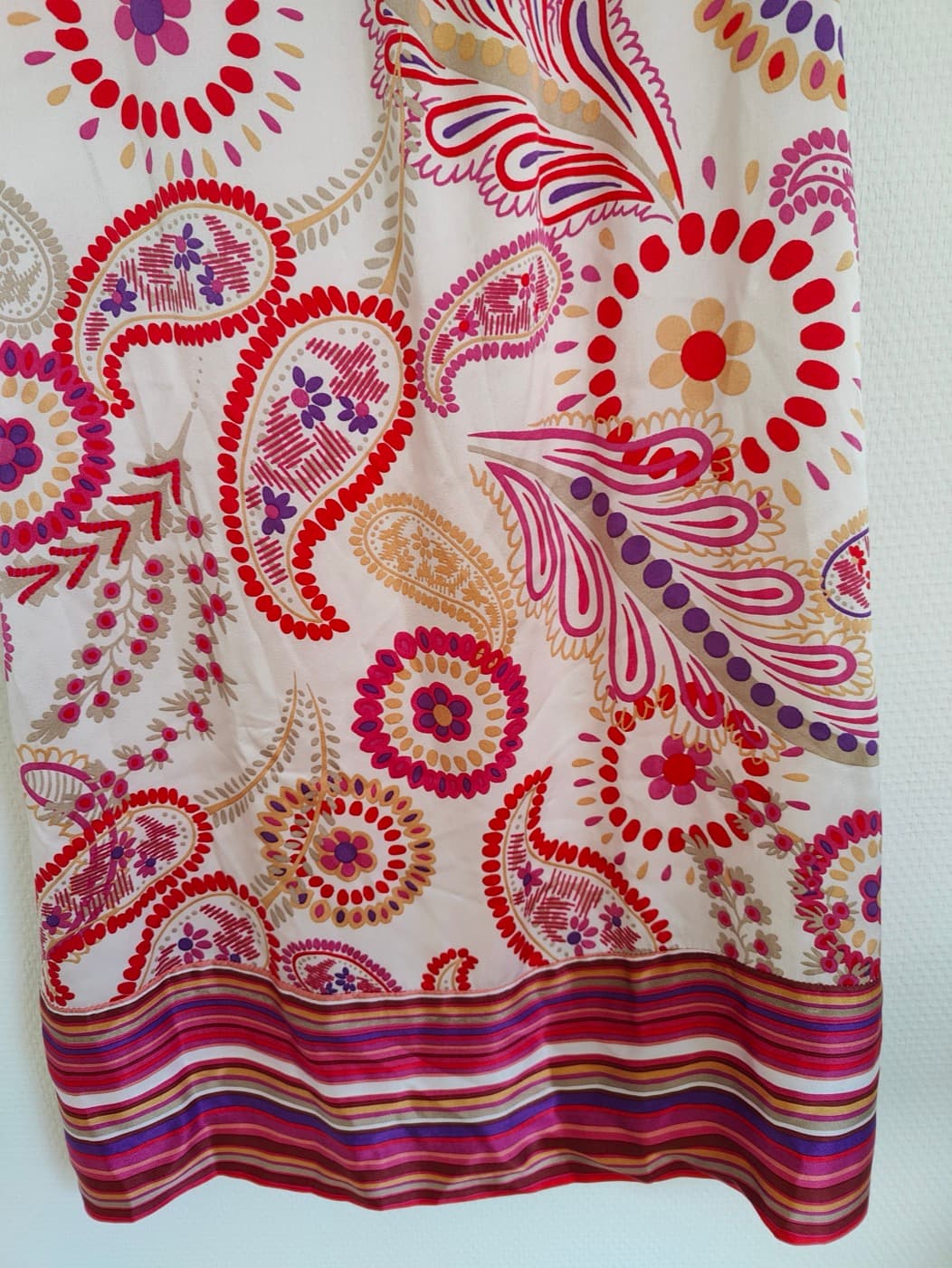 Robe Tara Jarmon à imprimé cachemire multicolore – Taille 36 — photo 3