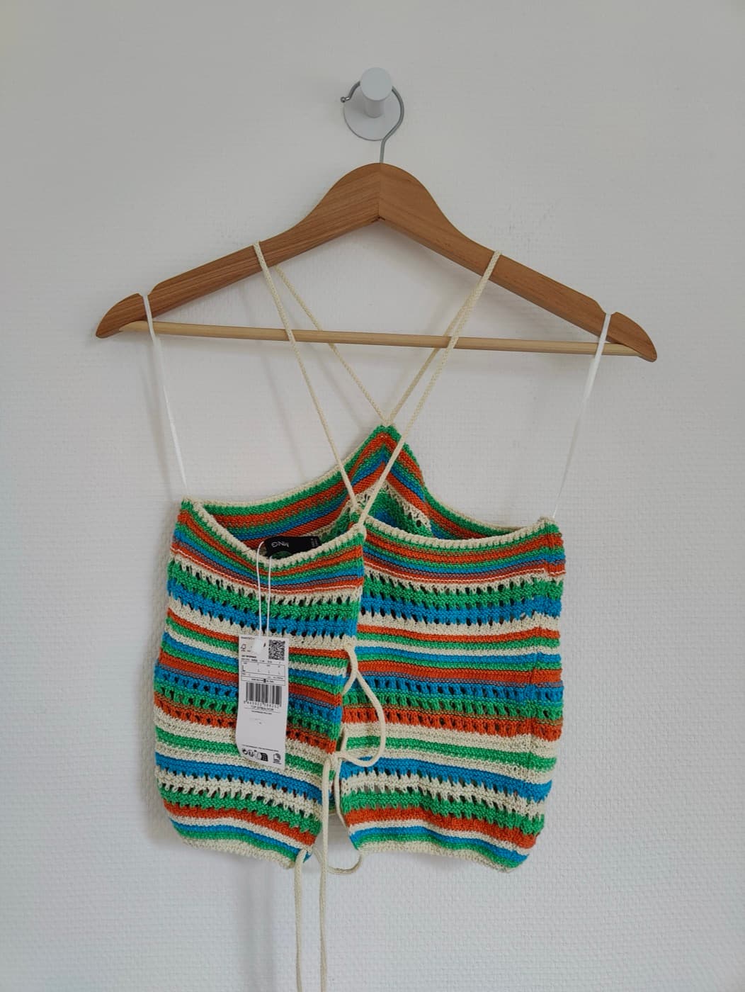 Top crochet multicolore à bretelles Mango – Taille L — photo 3
