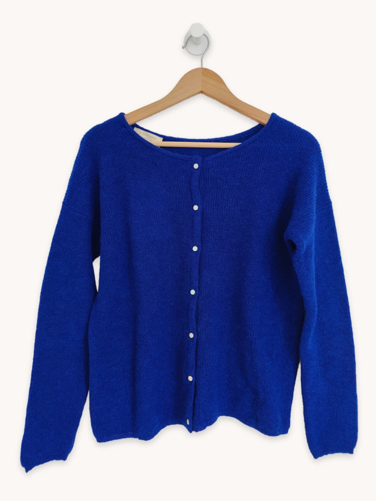 Cardigan Sézane en mohair bleu roi – Taille M — photo 1