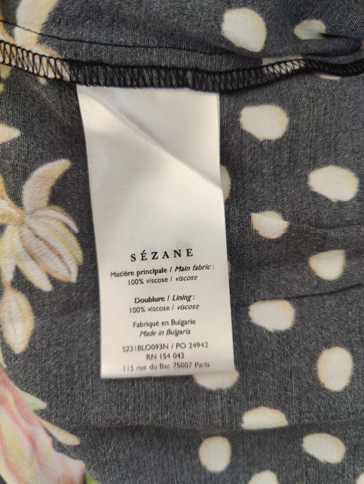 Top Sézane x FARM Rio imprimé tropical – Taille 34 — photo 6
