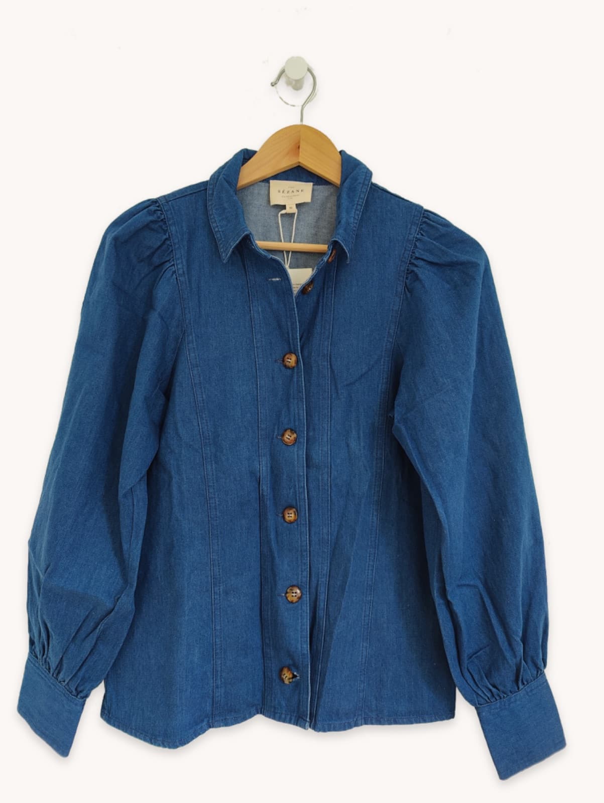 Chemise Sézane en denim – Taille 36 — photo 1