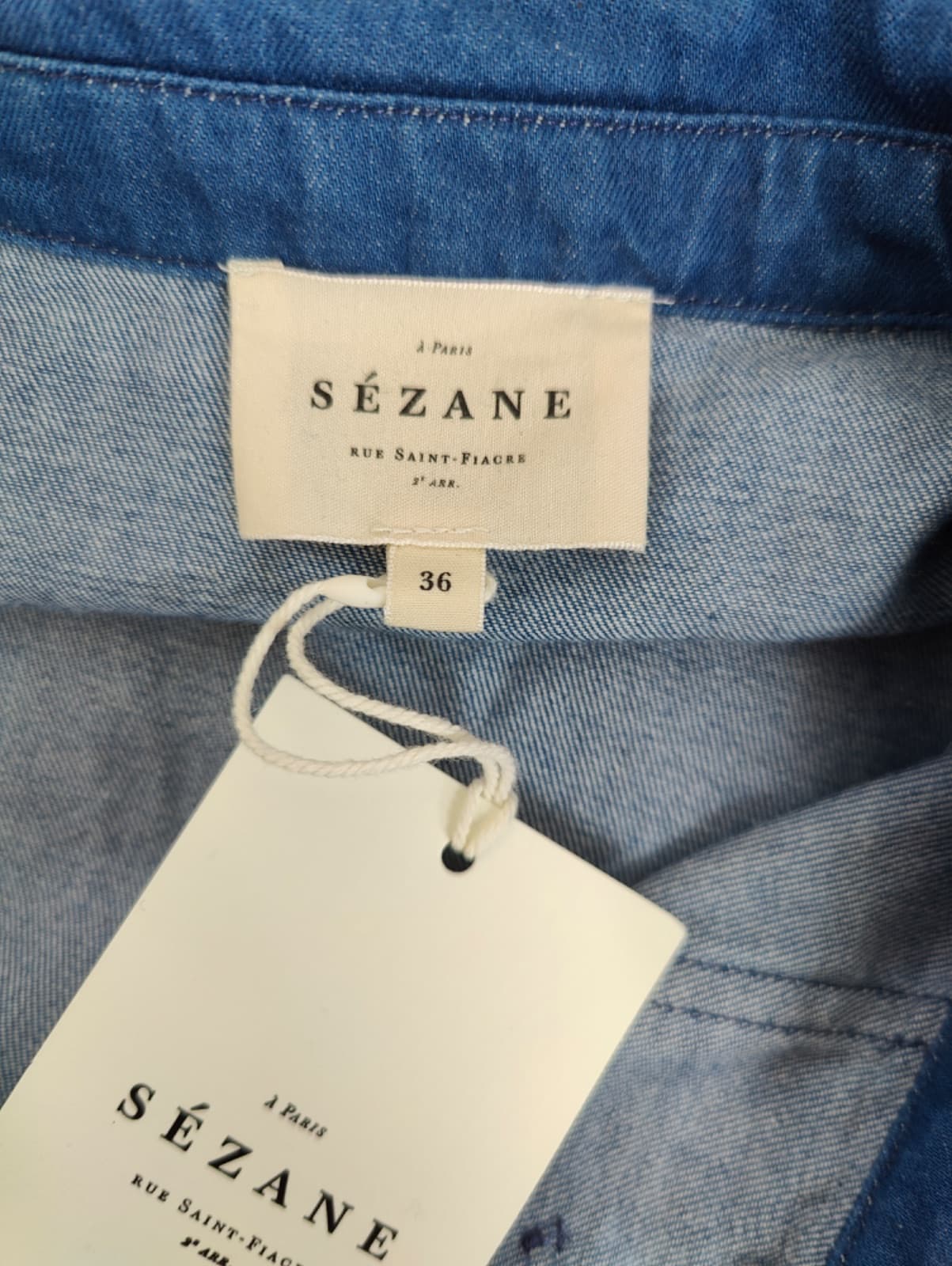 Chemise Sézane en denim – Taille 36 — photo 5