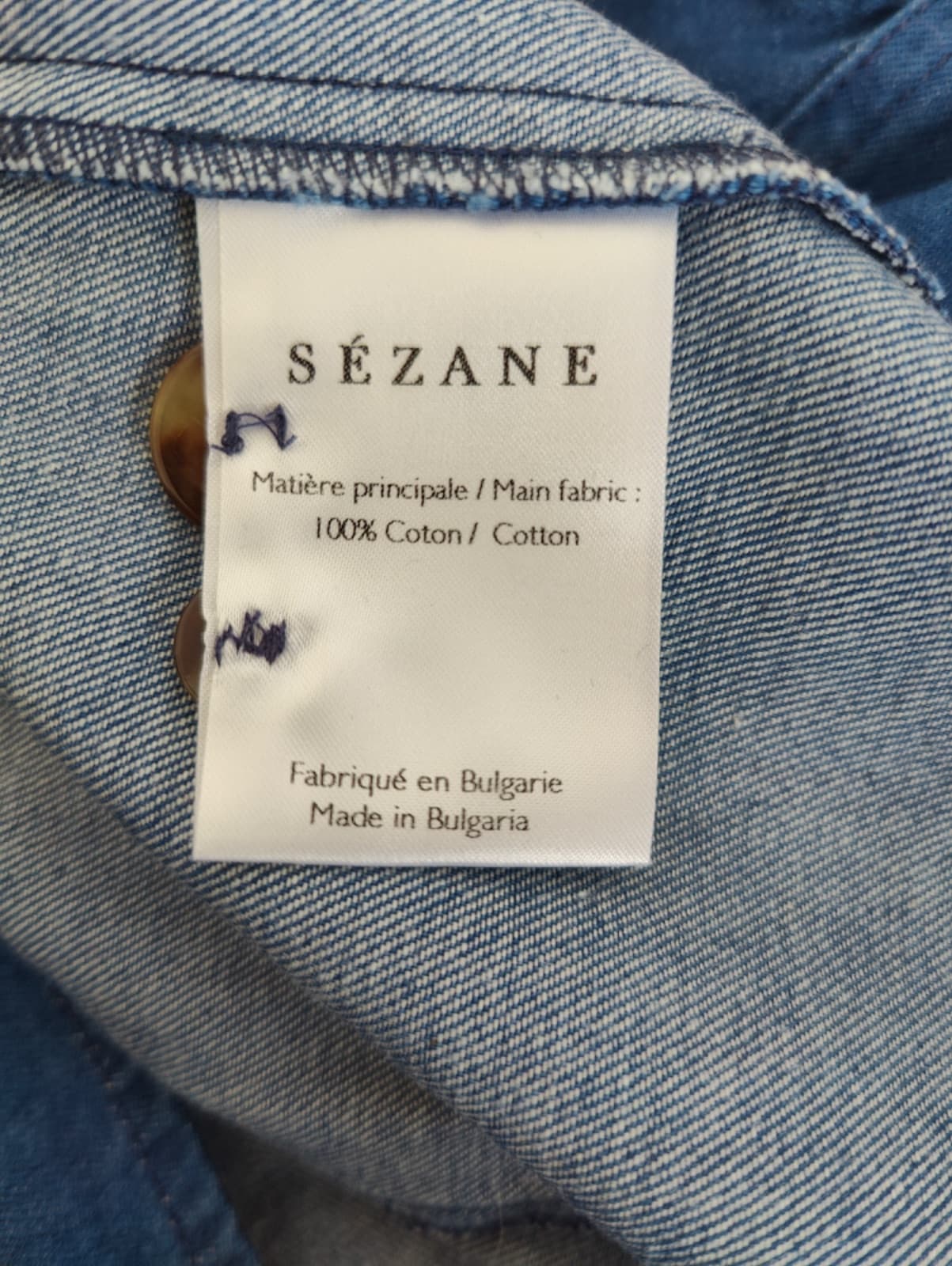 Chemise Sézane en denim – Taille 36 — photo 6