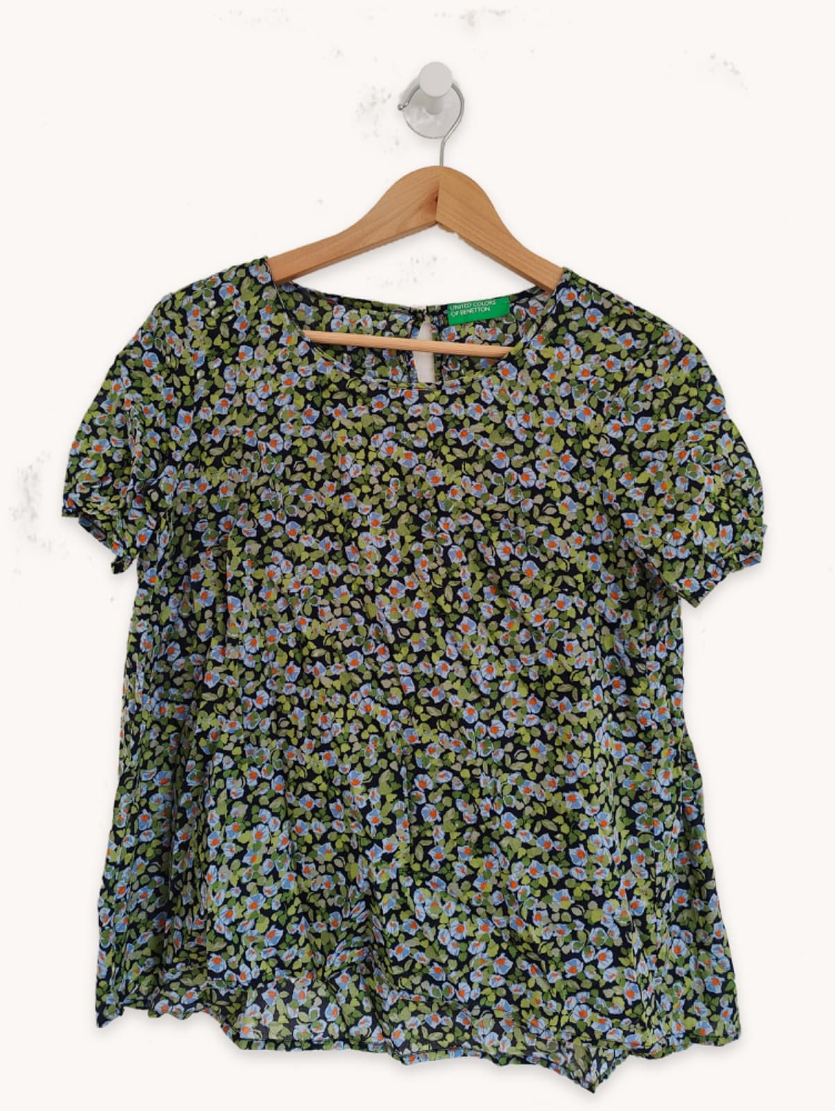 Benetton blouse with floral print – Size M