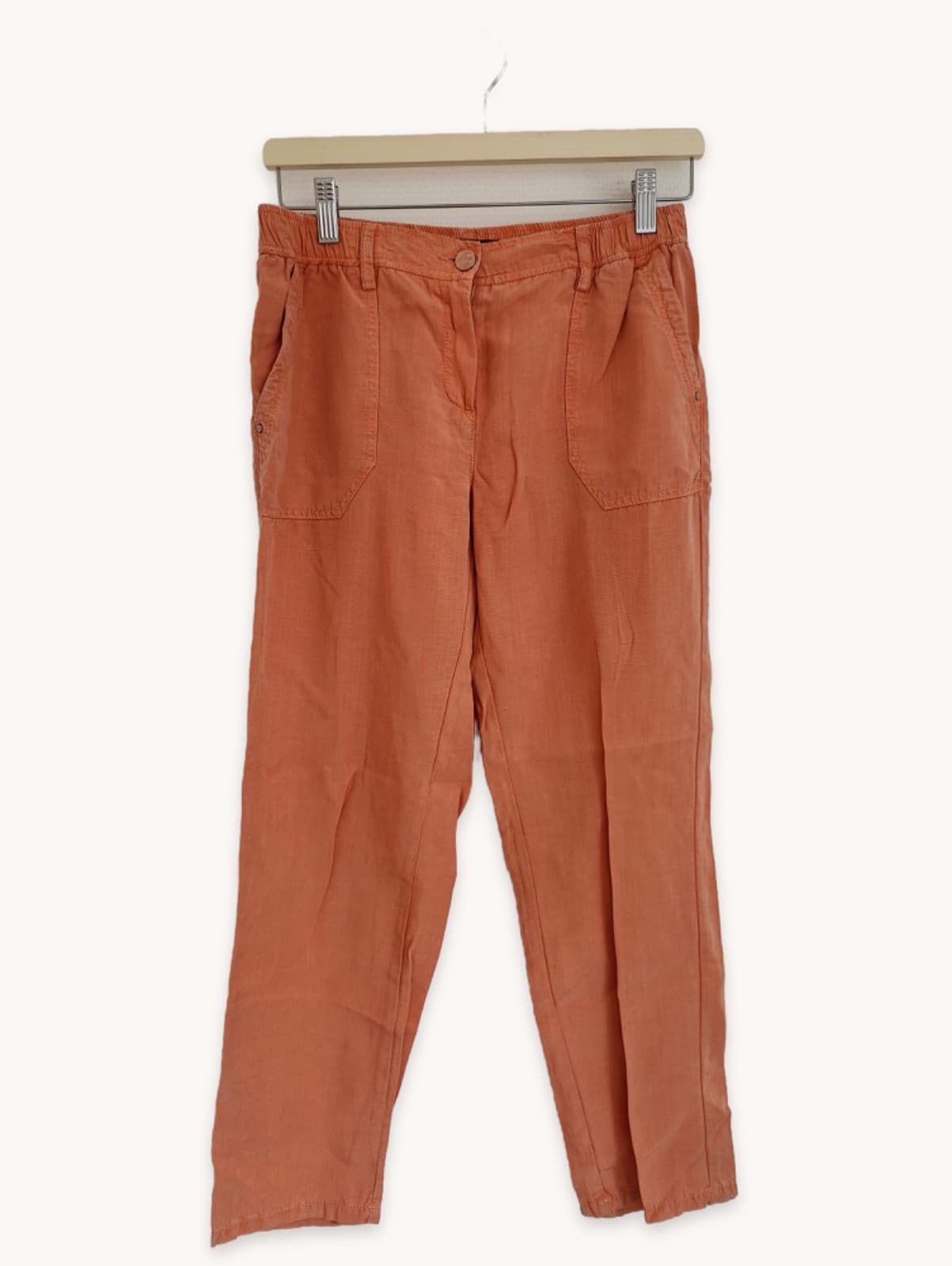 Cop.Copine broek van linnenmix – Maat