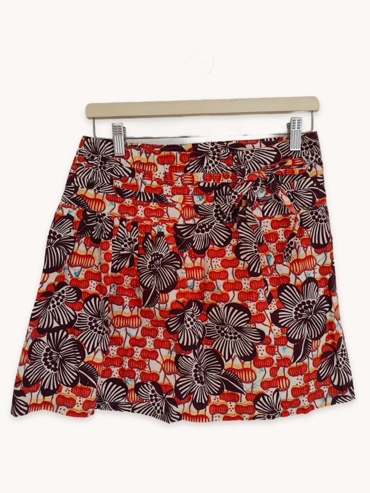 Jupe Roxy à imprimé floral rétro – Taille S — photo 1